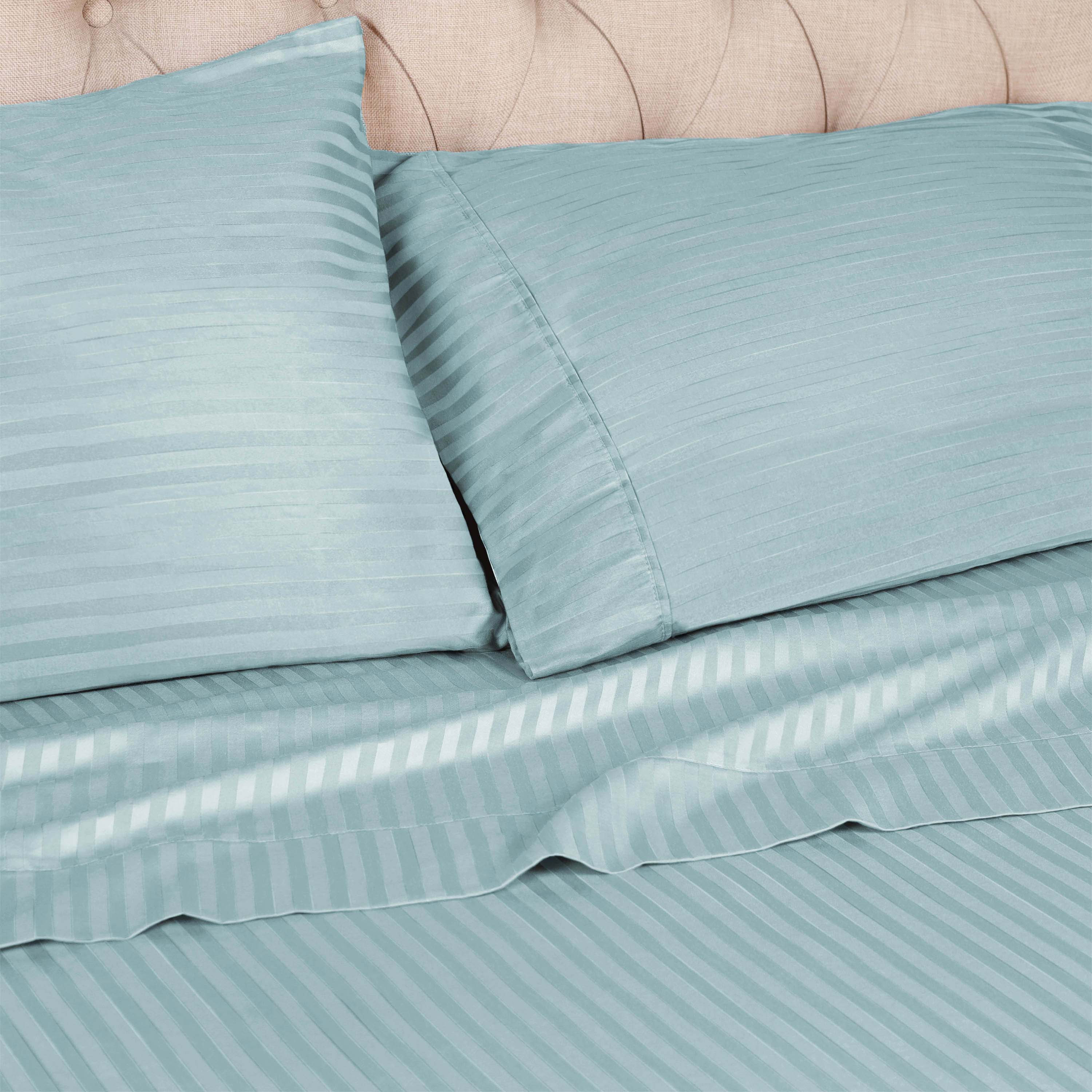 Premium 400 Thread Count Egyptian Cotton Pillowcase Set of 2 - Soft & Breathable Bedding for Side Sleepers, Hotel Luxury Feel - Perfect for Master Bedroom, Guest Room & Travel