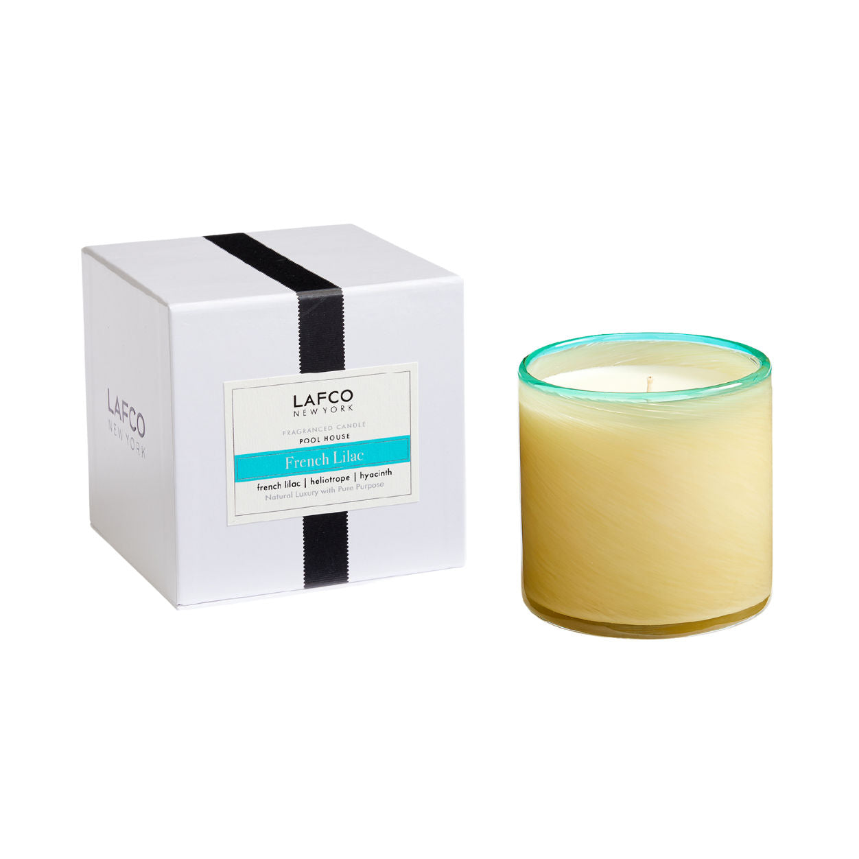 French Lilac Scented Soy Wax Candle - Handmade, Long-Lasting Fragrance for Home, Relaxation & Aromatherapy