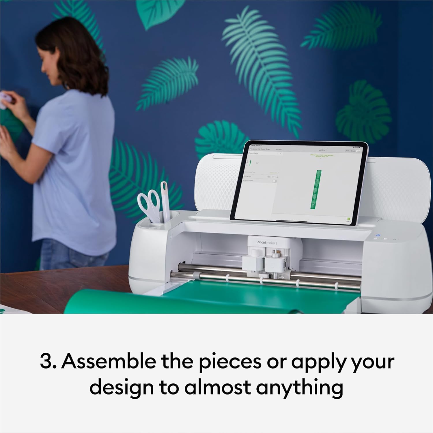Cricut Maker 3 Smart Cutting Machine - Premium Leather Crafting Tool for DIY Projects, Vinyl Cutting, Scrapbooking & Home Decor