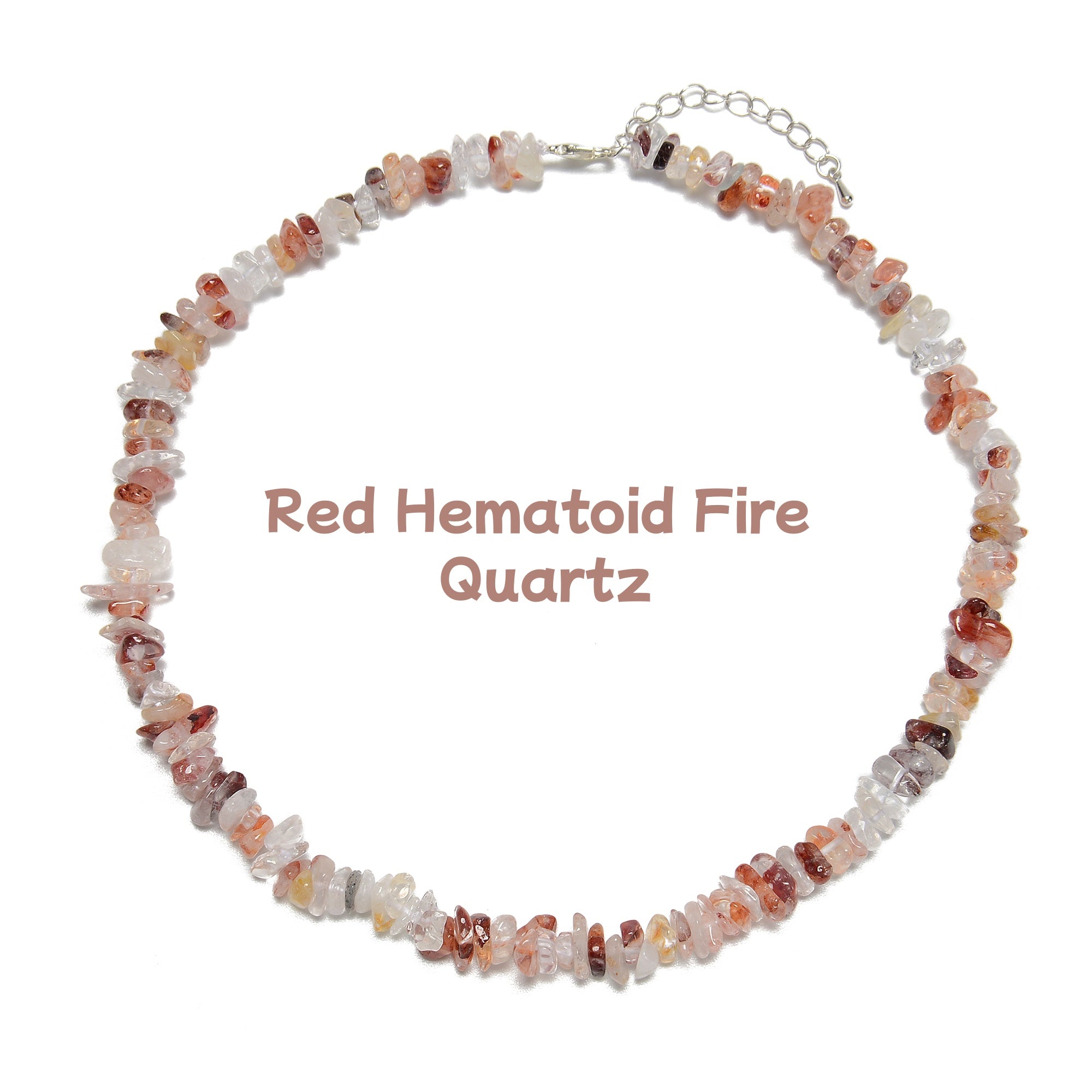 6-8mm Mixed Gemstone Beaded Necklace - Adjustable 16-17.5 Inch Length for Women | Boho Chic Jewelry, Layering Necklace for Everyday Wear & Special Occasions