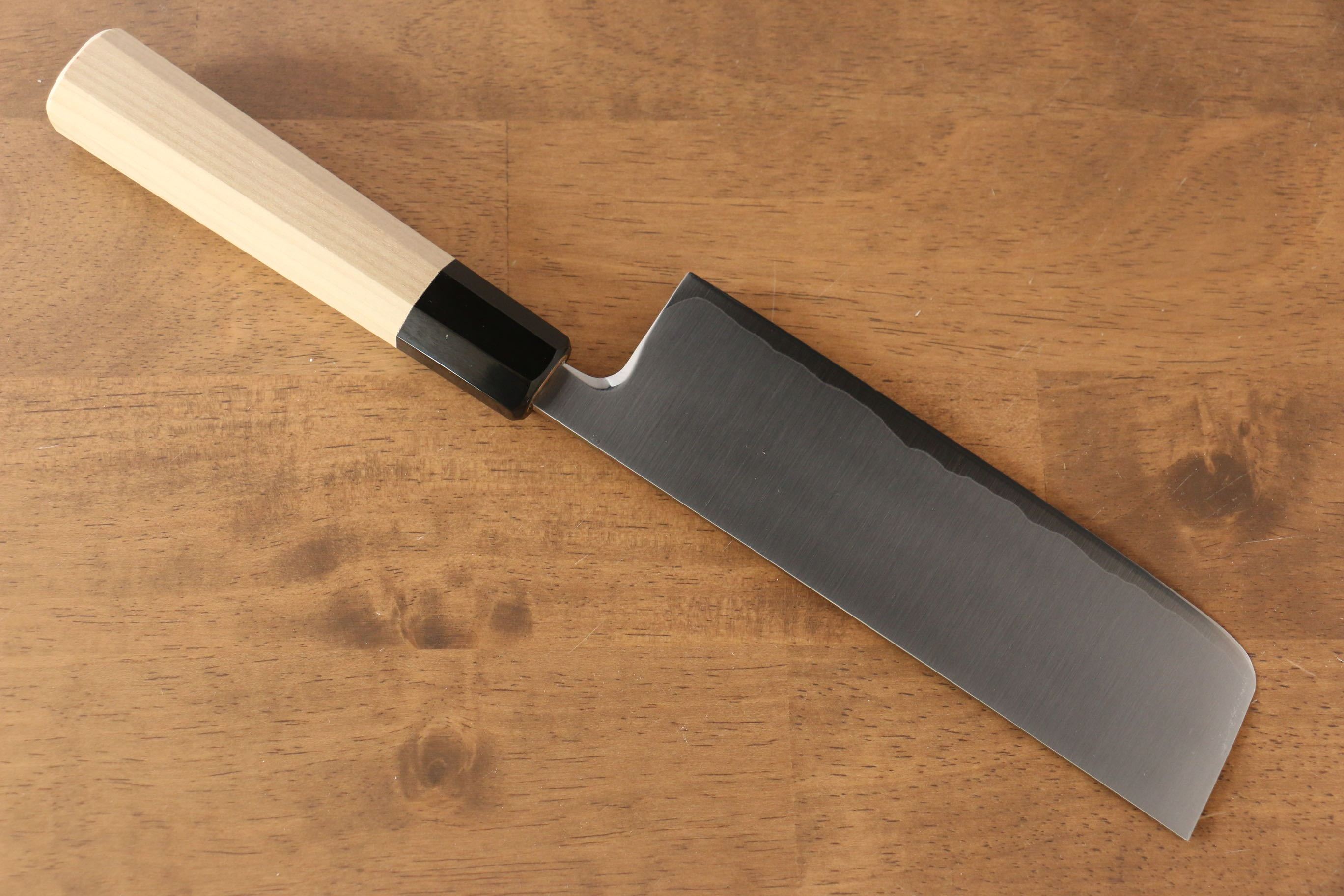 Premium Jikko SG2 Nakiri Japanese Vegetable Knife 165mm with Magnolia Wood Handle - Perfect for Slicing, Dicing & Precision Vegetable Prep in Professional & Home Kitchens