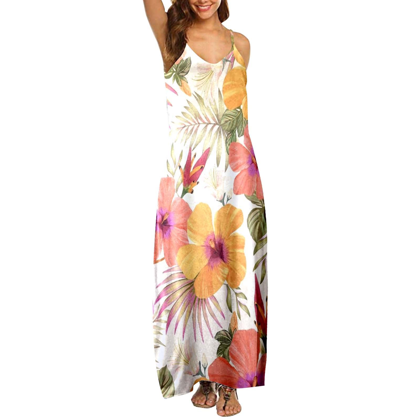 Stylish Multicolor Gradient Casual Long Loose Dress for Women - Elegant Pageant Gown for Parties, Weddings & Special Occasions