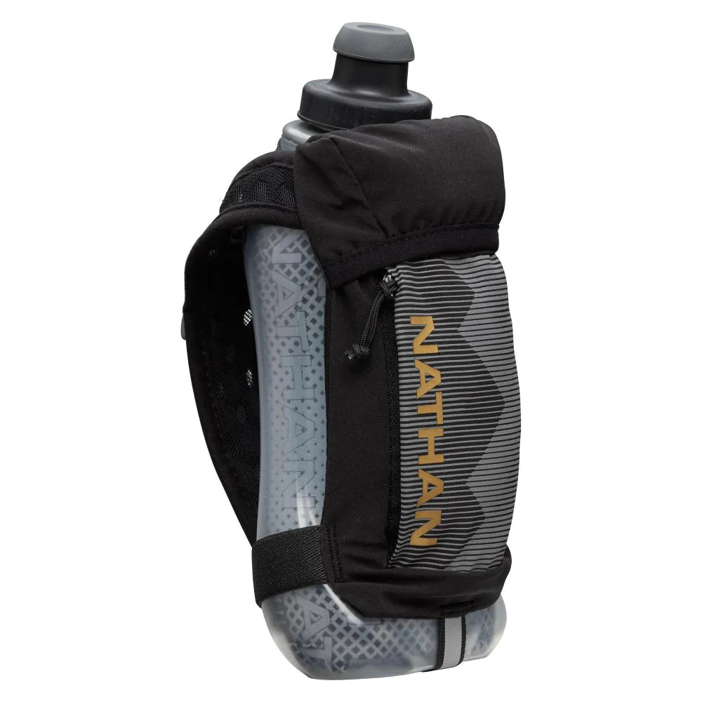 Nathan Quick Squeeze Plus Insulated Handheld Water Bottle 18oz - Leakproof BPA-Free Sports Water Bottle for Running, Cycling & Outdoor Activities