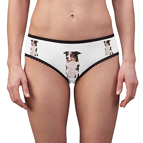 Funny Sheep Dog Women's Cotton Briefs - Comfortable & Breathable Underwear for Casual Wear, Sleepwear & Gifts