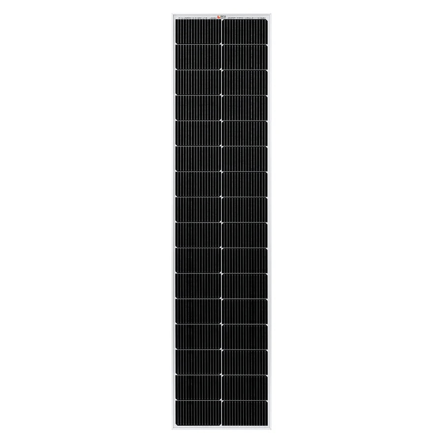 Rich Solar MEGA 130 Watt Slim Monocrystalline Solar Panel - High Efficiency Portable Solar Charger for RV, Boat, Camping & Off-Grid Power