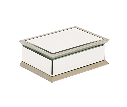 Deco 79 87349 Elegant Jewelry Organizer Box - Perfect for Necklace, Ring & Earring Storage | Bedroom Vanity & Dresser Decor