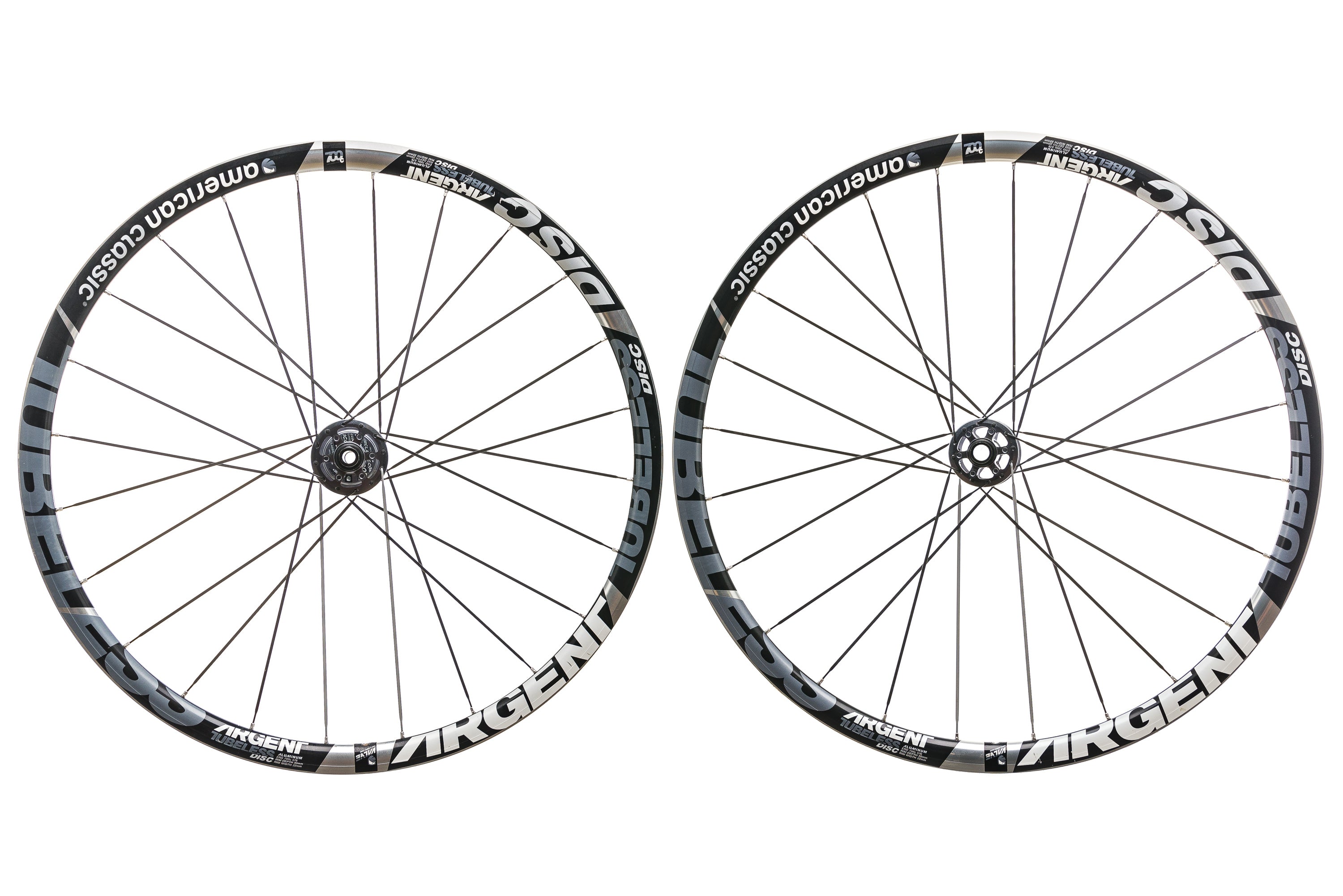 American Classic Argent Disc Aluminum Clincher 700c Wheelset - Lightweight Road Bike Wheels for Racing & Training - Perfect for Cyclists & Road Biking Enthusiasts