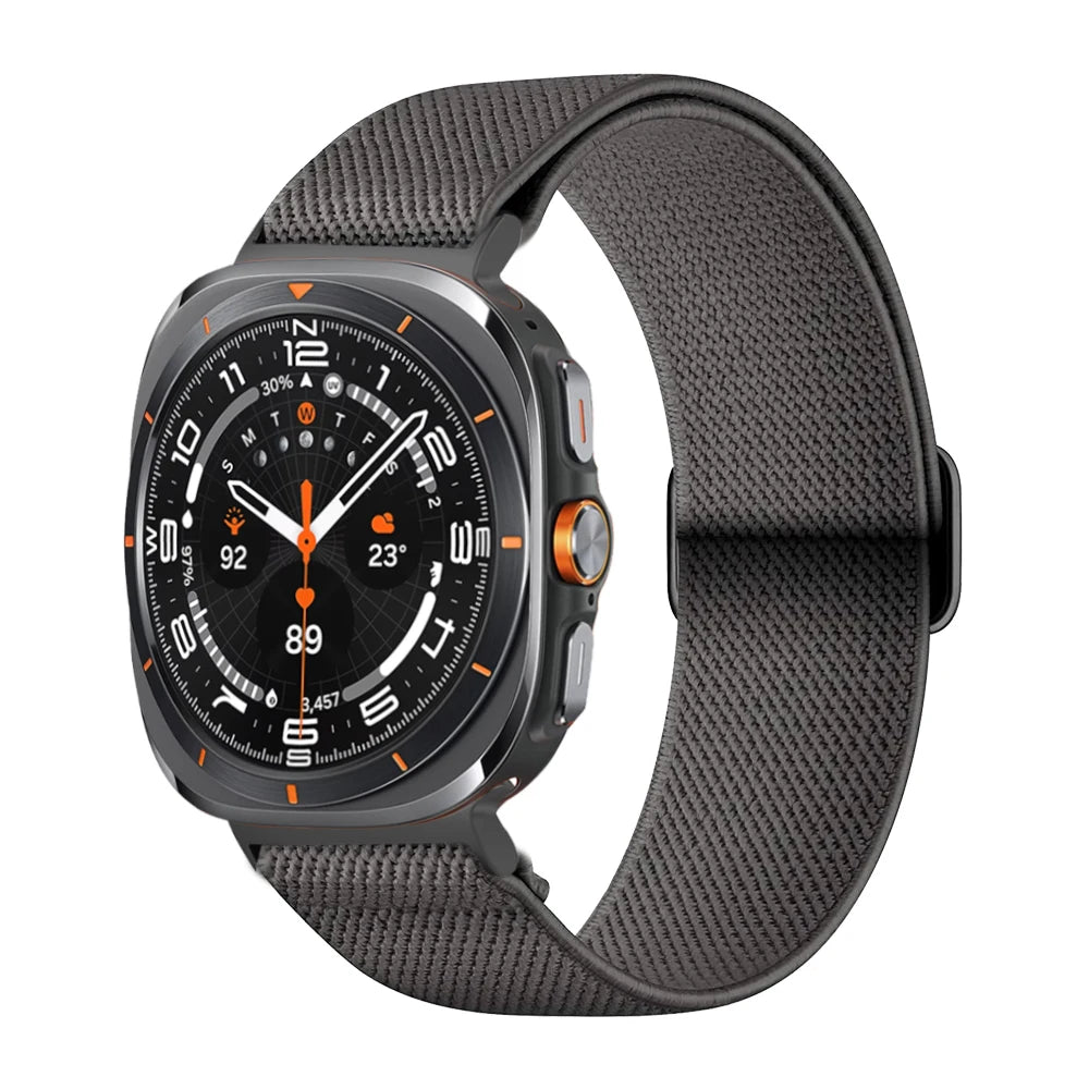 Elastic Bands for Samsung Galaxy Watch Ultra - Adjustable, Comfortable & Durable Replacement Strap for Workout, Running & Daily Use