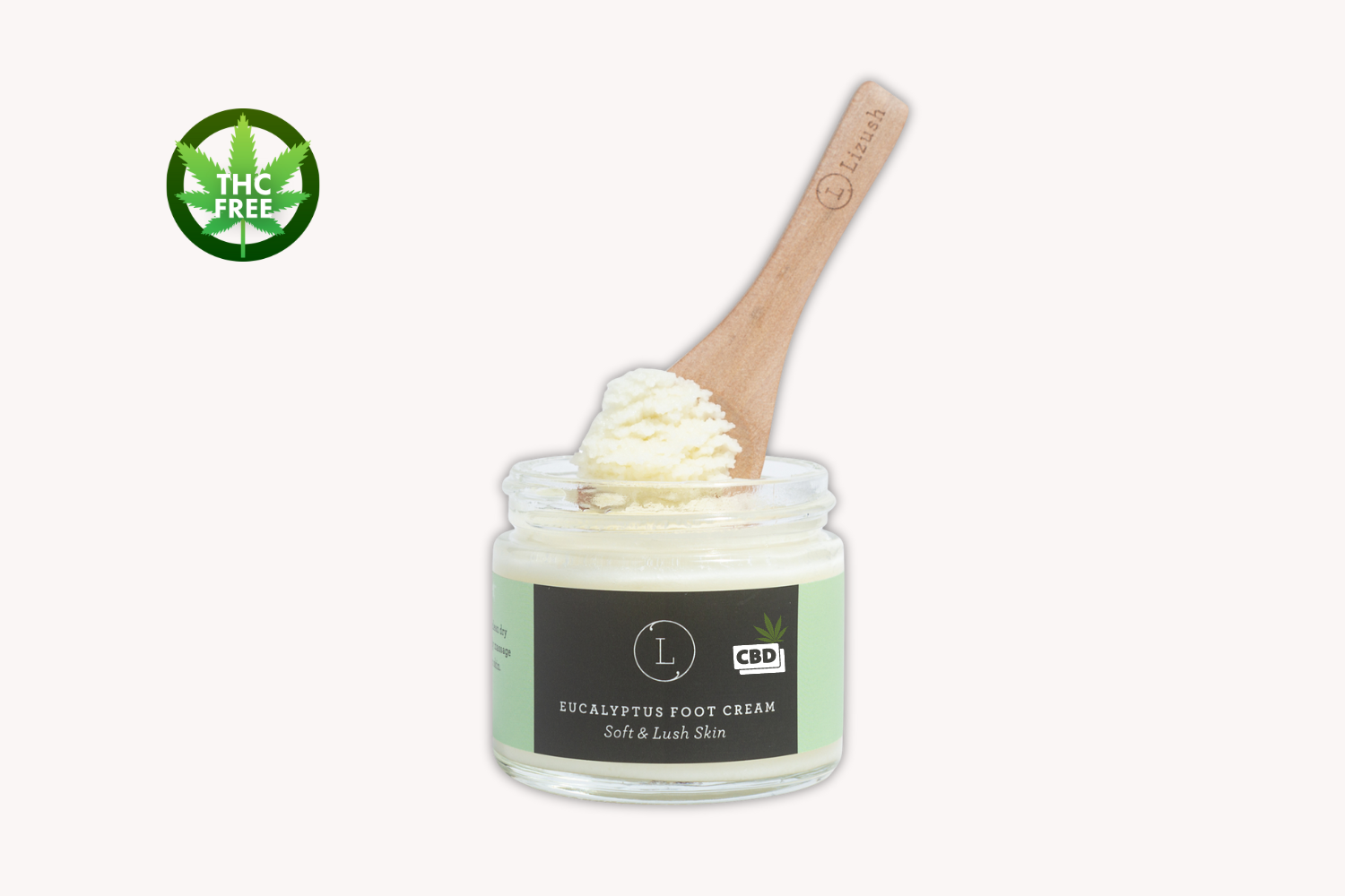 Organic CBD Eucalyptus Shea Butter Foot Cream - THC Free Moisturizing Relief for Dry Cracked Feet - Perfect for Post-Workout Recovery & Relaxing Foot Massage