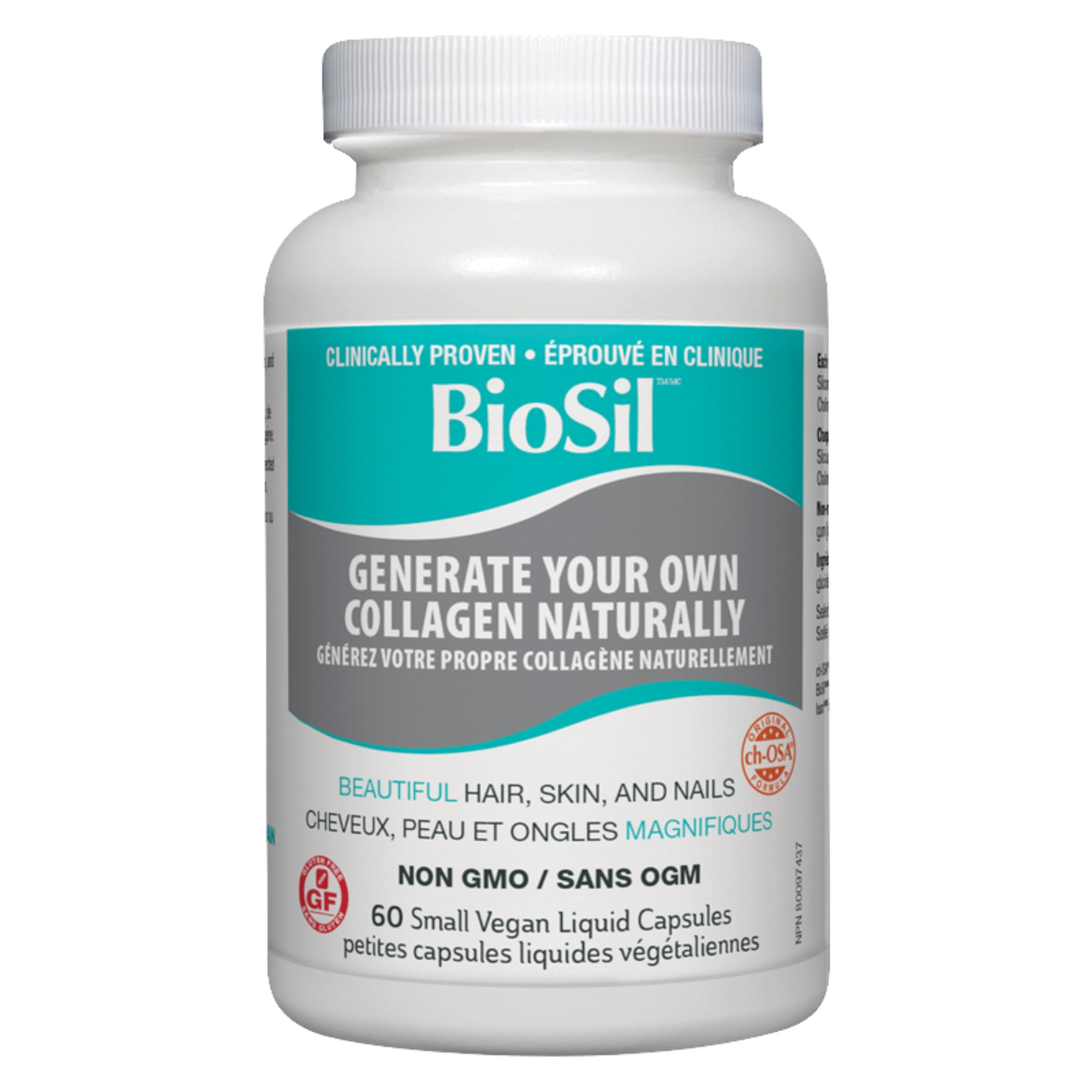 BioSil Collagen Booster Supplement for Hair Growth, Skin Hydration & Strong Nails – Supports Beauty & Anti-Aging for Women & Men | Daily Wellness Routine