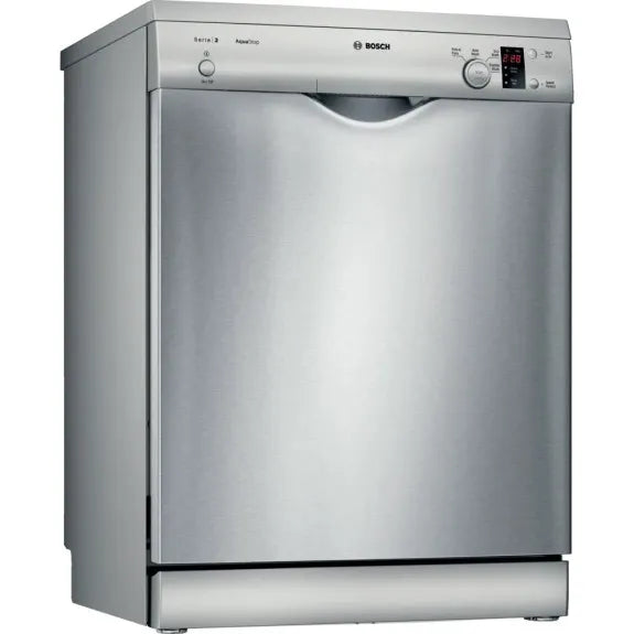 Bosch 60cm Freestanding Dishwasher - Silver Stainless Steel SMS24AI01A | Energy Efficient, Quiet Operation for Modern Kitchens