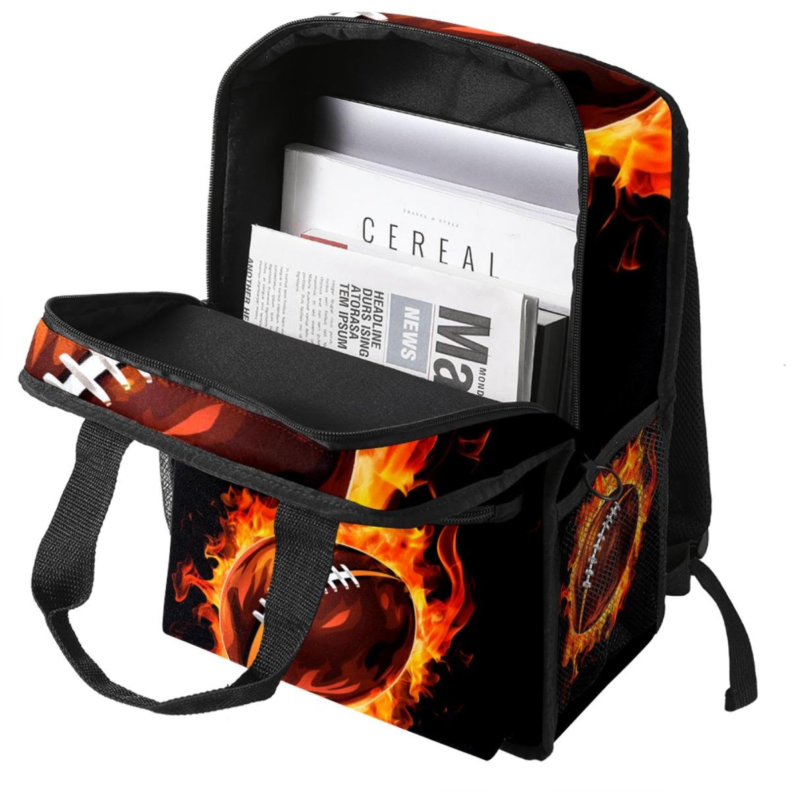 Men's & Women's Travel Backpack - Durable American Football Design Backpack for Hiking, Gym & Daily Use