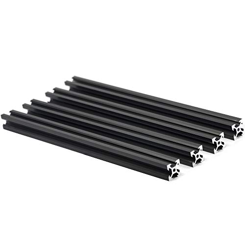 4Pcs 400mm 2020 V-Slot Aluminum Extrusion Profile - European Standard Anodized for DIY 3D Printer, CNC Machine & Robotics Projects - Perfect for Building Frames, Enclosures & Linear Motion Systems