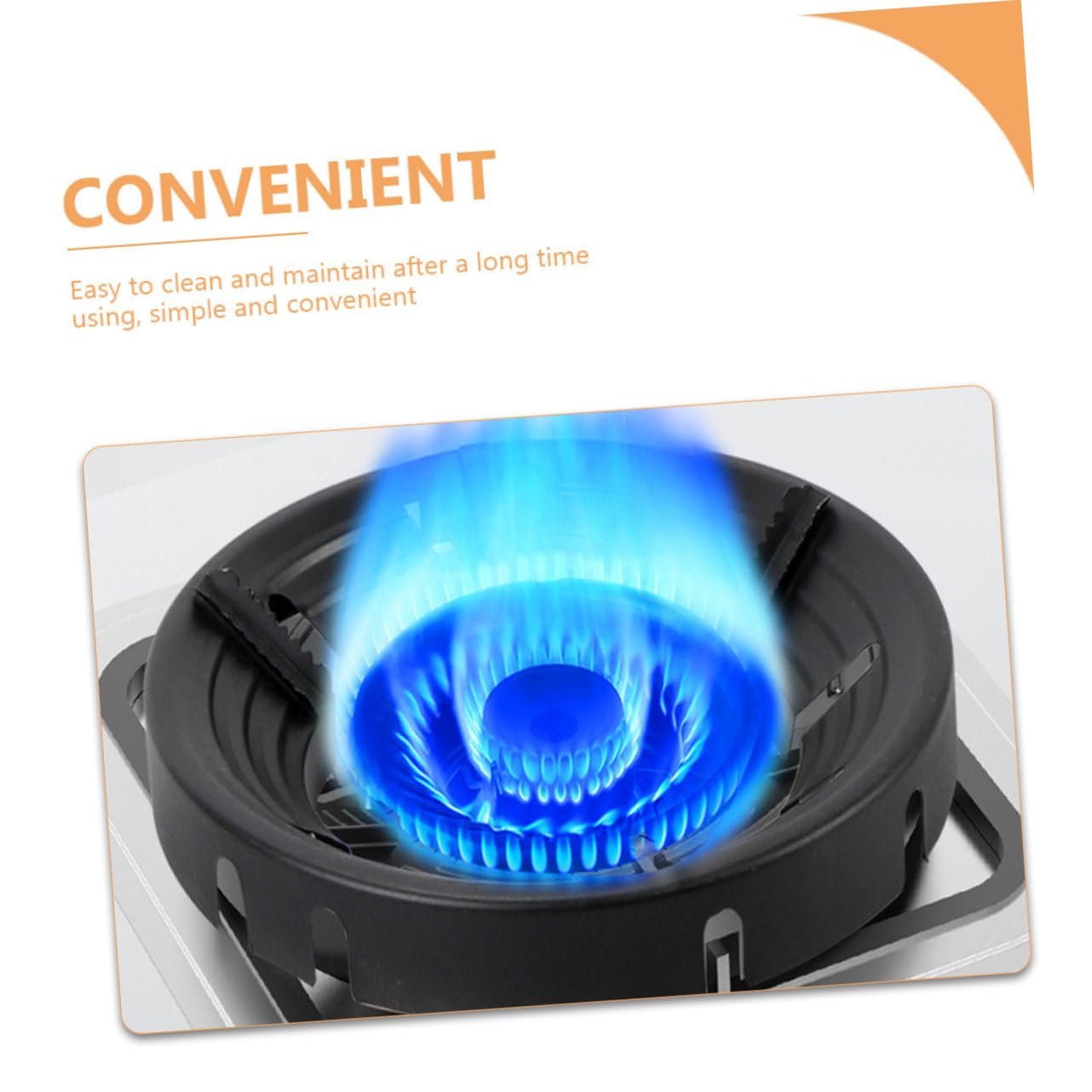 BESPORTBLE 2-Pack Universal Stainless Steel Gas Stove Windshield & Wok Support - Fireproof Range Hood Cover for Outdoor Camping & Home Kitchen Use