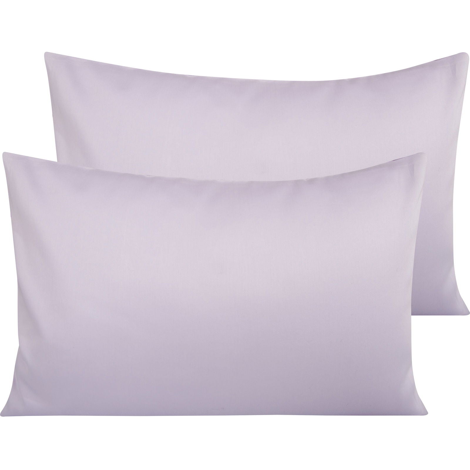 NTBAY 2 Pack 100% Cotton Pillowcases with Envelope Closure - Standard Size 20x26 Inches - Soft Breathable Pillow Covers for Bedroom, Hotel & Home Decor (White) - Perfect for Everyday Use, Guest Rooms and Travel