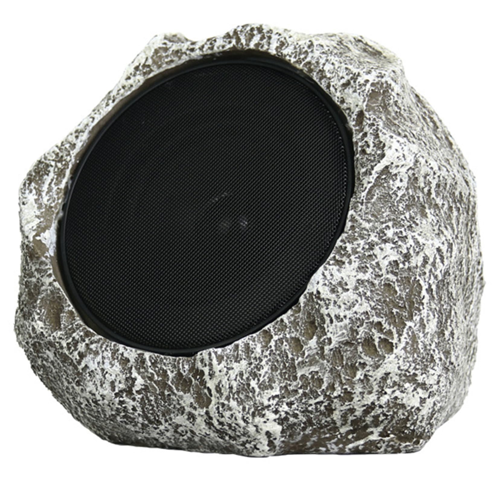 LAANCOO 9X7X7'' Solar-Powered Waterproof Outdoor Rock Speakers - Wireless USB Rechargeable for Garden, Patio, Villa, Park, Camping, Poolside, and Backyard Entertainment