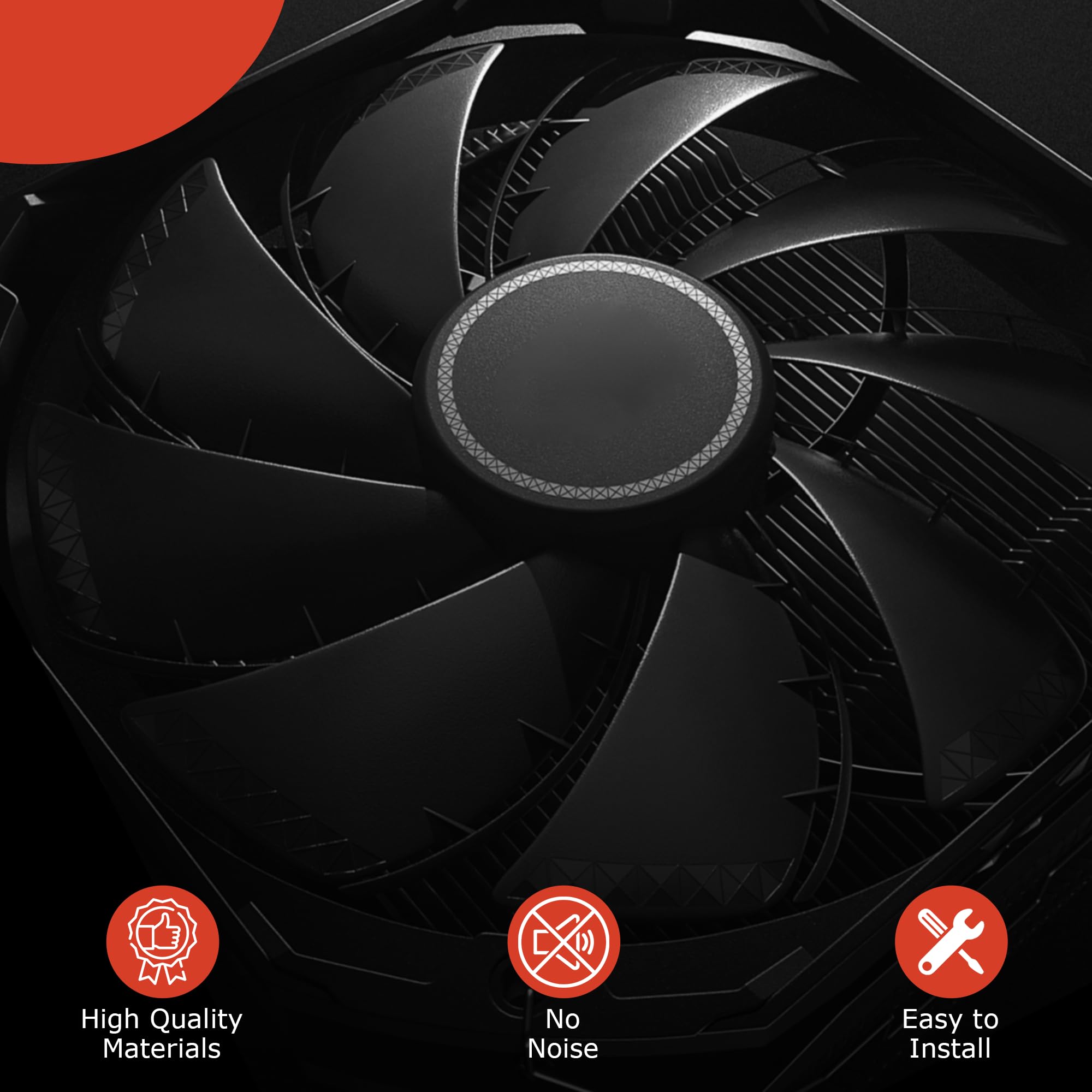 BMW E46 Radiator Cooling Fan Assembly (1999-2005) - Compatible with 325i 328i 330i - OEM Part #17117510617 - Perfect for Engine Cooling & Overheating Prevention