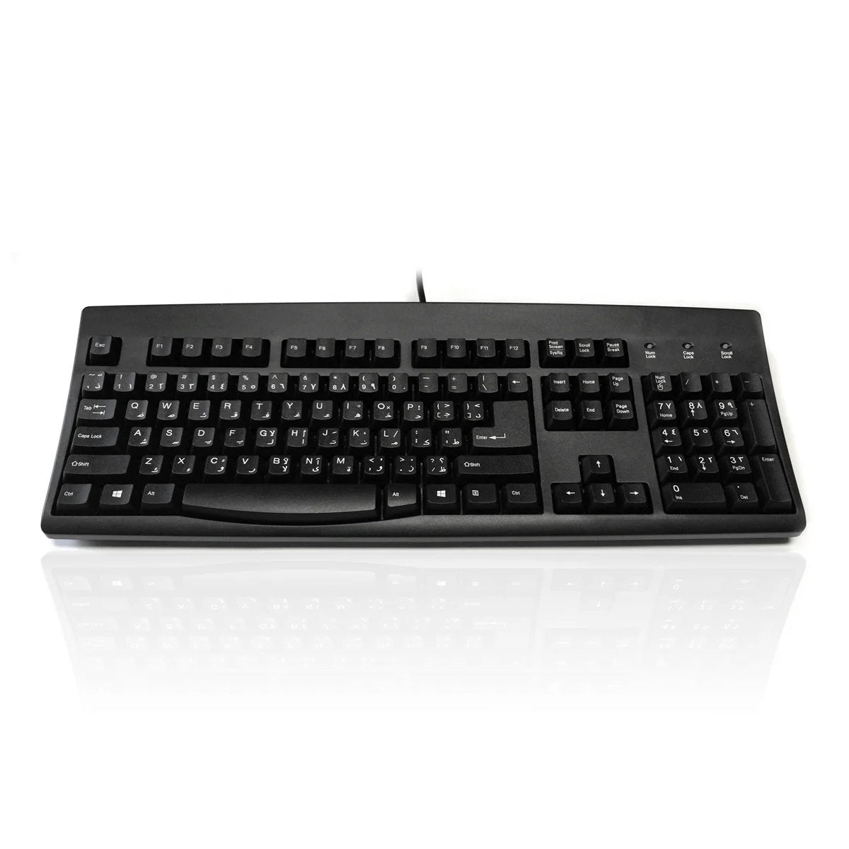 Accuratus KYBAC260 Black USB Multilingual Keyboard - Perfect for Office, Gaming & Multilingual Typing