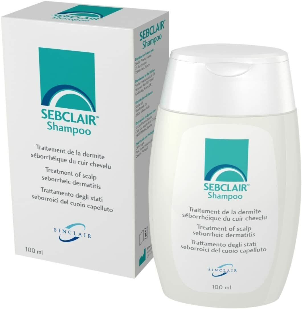 SEBCLAIR TREATMENT SHAMPOO 100ml - Anti-Dandruff & Scalp Care for Dry, Itchy Scalp | Gentle Cleansing for Sensitive Skin | Perfect for Daily Use at Home or Salon