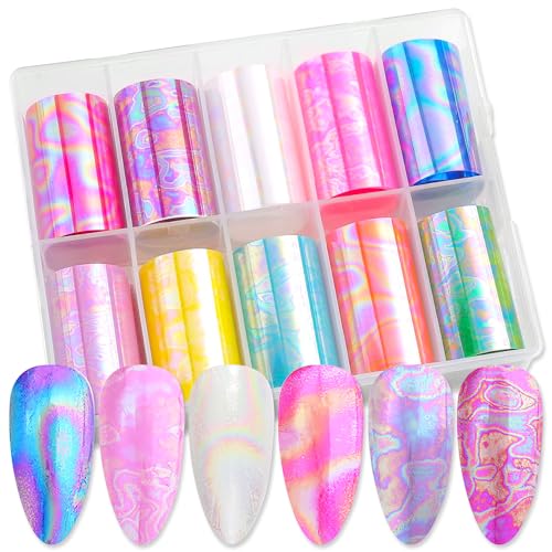 Aurora Iridescence Foil Transfer Sticker