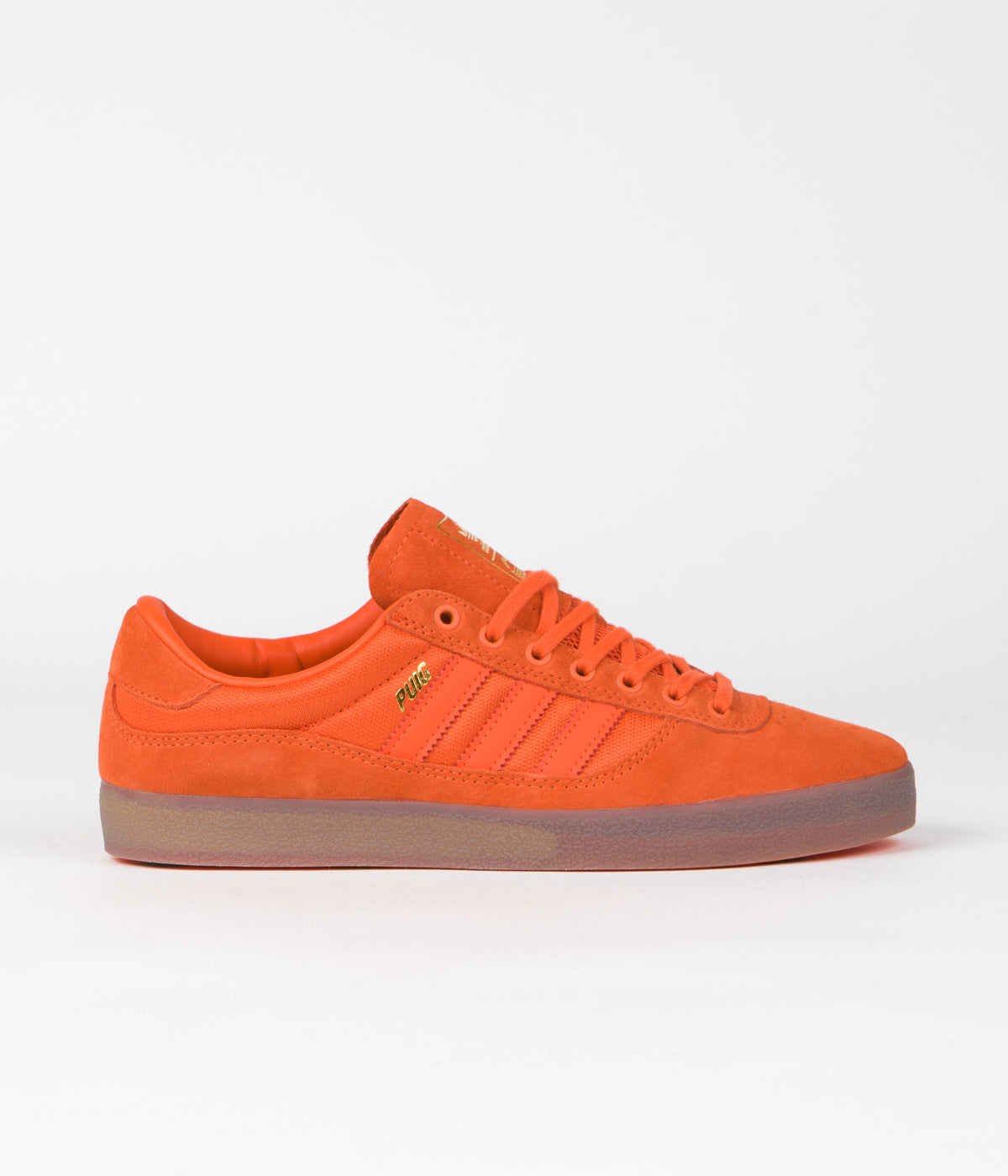 Adidas Puig Indoor Soccer Shoes - Semi Impact Orange & Gum5 for Men - Perfect for Indoor Training, Futsal, and Court Sports