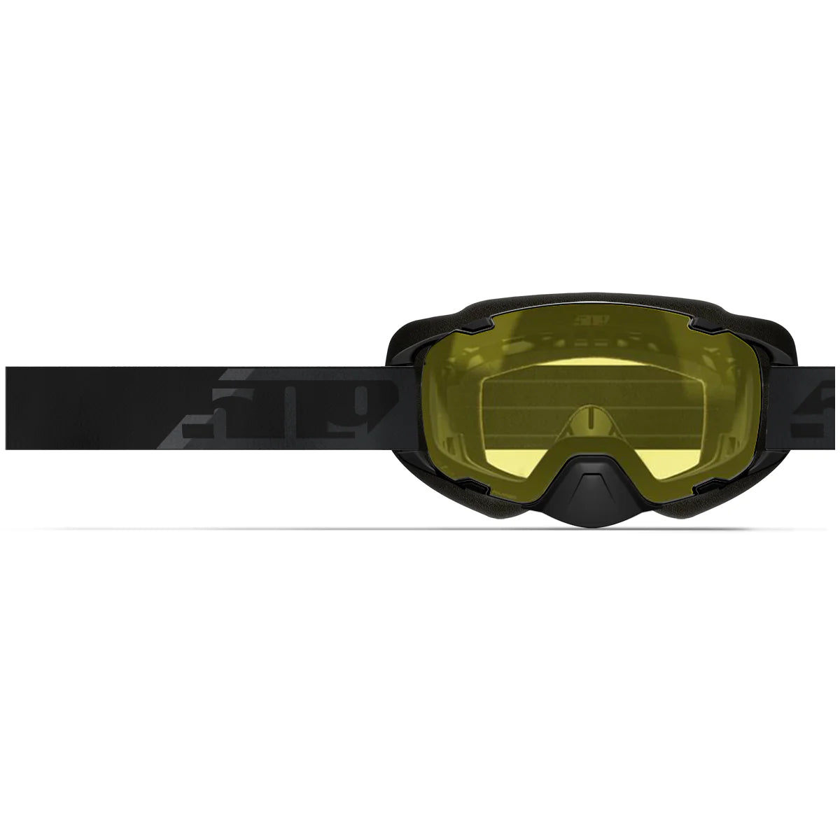 509 Aviator 2.0 XL Fuzion Goggles - Black with Yellow Lens - Dirt Bike, Snowmobile & ATV Riding Gear for Maximum Protection & Style