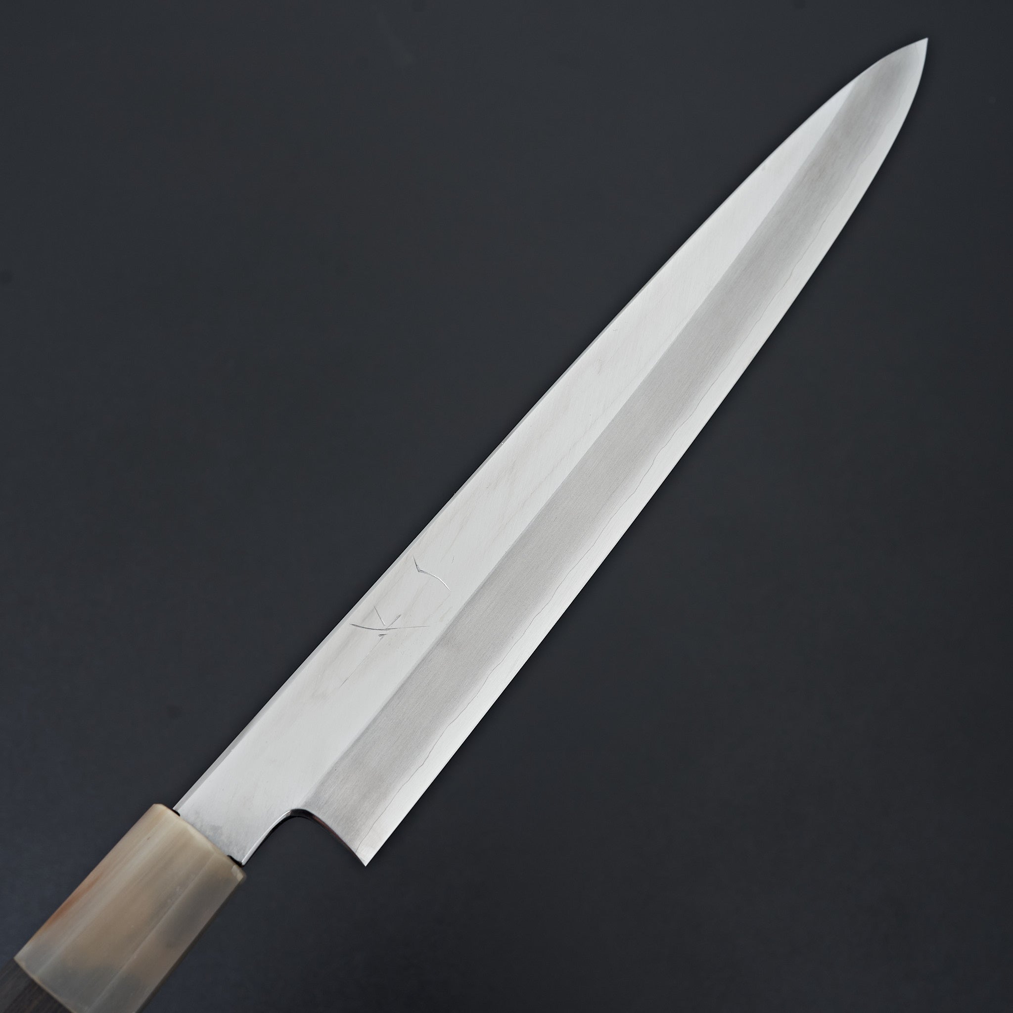 Hitohira Kikuchiyo Mosuke Silver #3 Yanagiba 270mm Japanese Sushi Knife with Ebony Wood Handle & Saya - Premium Sashimi & Sushi Chef's Knife for Professional Kitchen & Home Cooking