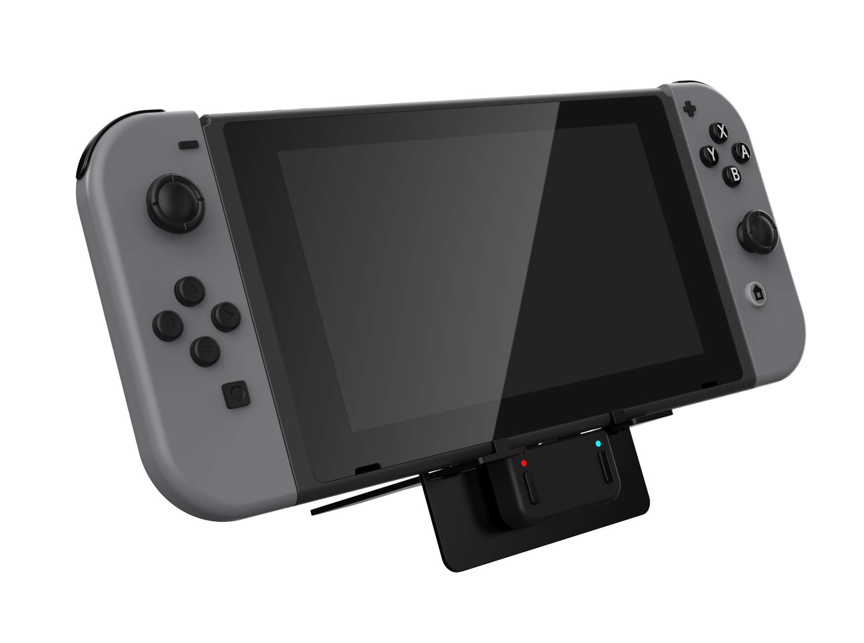 YoK Dual Audio & Chat Adapter with Flat Stand for Nintendo Switch & Switch Lite - Perfect for Gaming, Streaming & Multiplayer Sessions