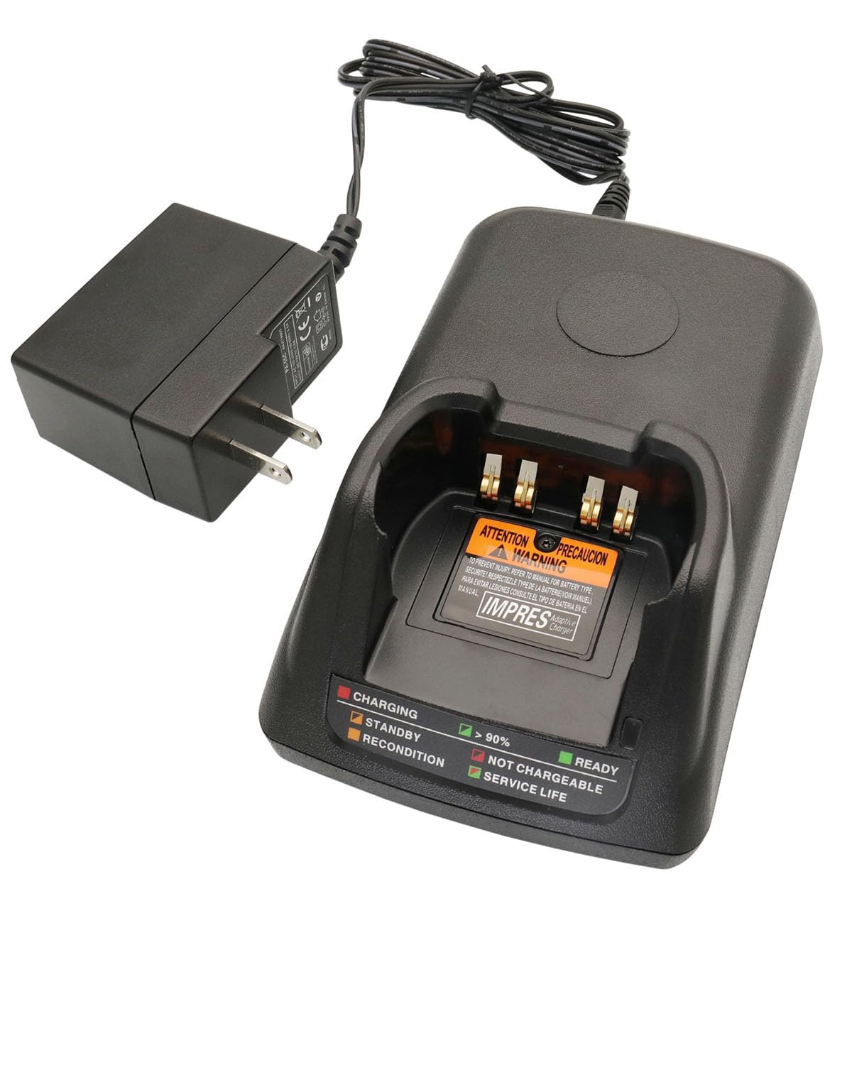 12V/24V Rapid Car Charger for Motorola APX6000/7000/8000 Radios - Fast Desk Charging for APX6000XE, APX7000XE, APX8000XE, PMNN4486, PMNN4486A, PMMN4403 (Non-IMPRES) - Perfect for Police, Firefighters & Emergency Responders On-The-Go