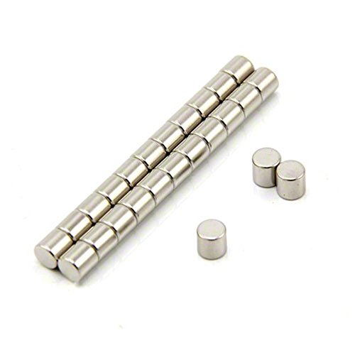 N35 Neodymium Magnets - 5mm x 5mm Strong Rare Earth Magnets (1000pcs) for DIY Crafts, Model Building, Office & Home Organization - High Power 1.68lbs Pull Force - Perfect for Whiteboards, Jewelry Making & Science Projects