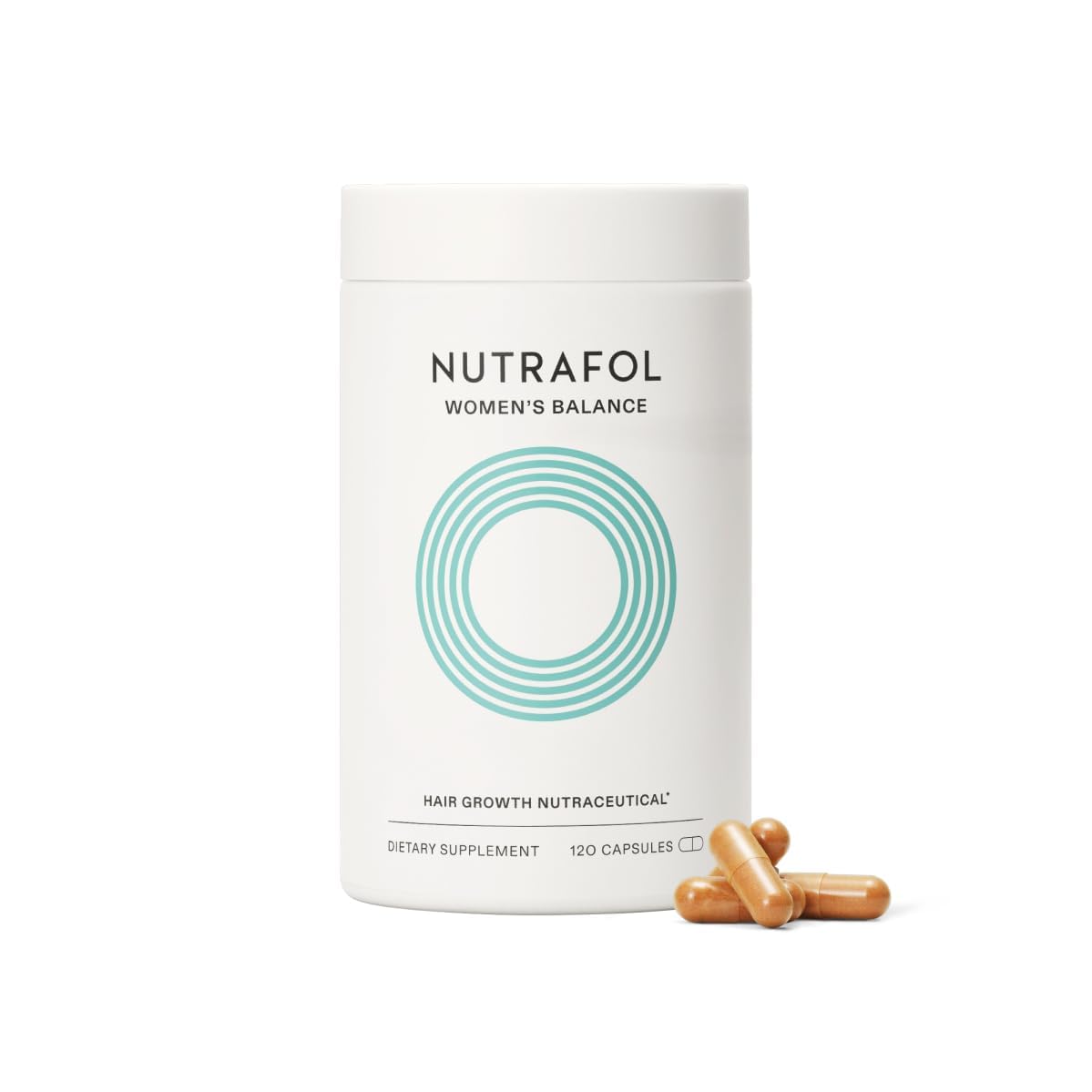 Nutrafol Women's Balance Hair Growth Supplements for Women 45+ | Clinically Proven to Support Thicker Hair & Scalp Coverage | Dermatologist Recommended Hair Vitamin | 1 Month Supply | Perfect for Menopause & Age-Related Hair Thinning