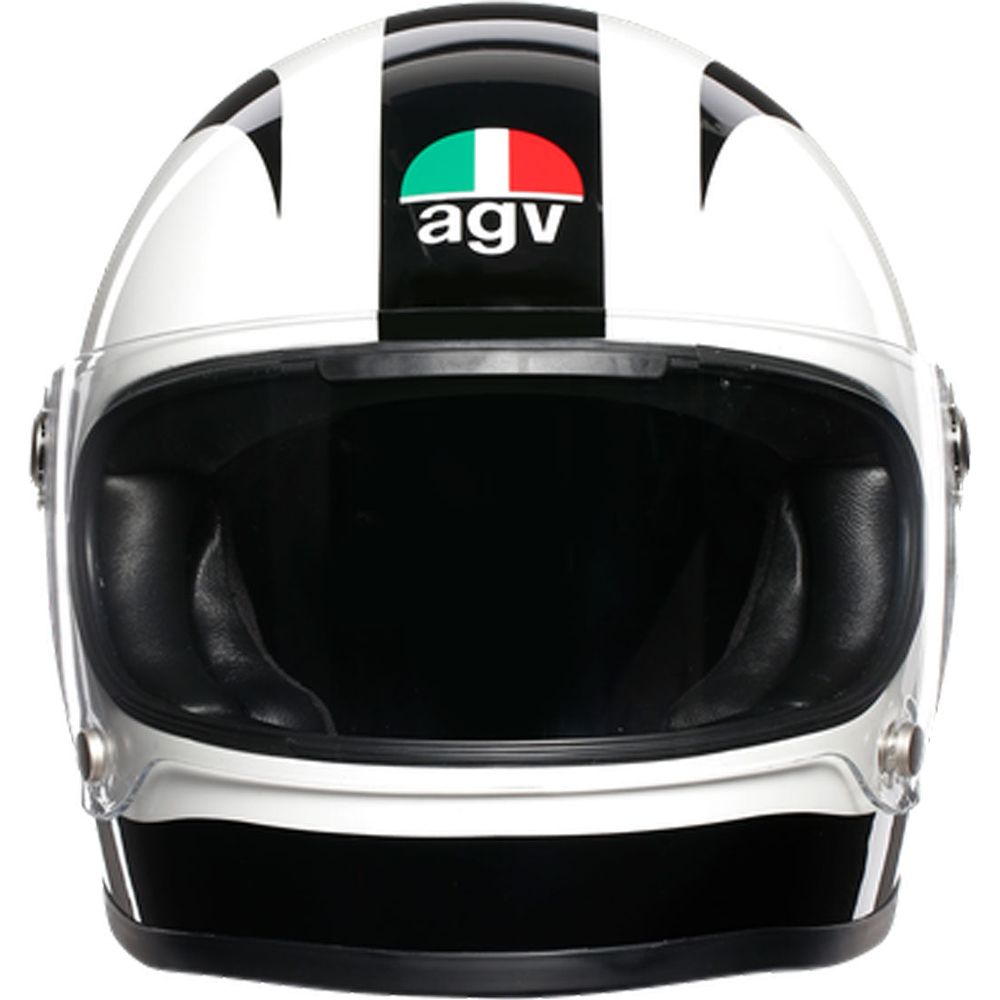 AGV X3000 Nieto Tribute White Motorcycle Helmet - Lightweight Full Face Racing Helmet for Men & Women - DOT & ECE Certified - Perfect for Street Bikes, Racing, and Commuting