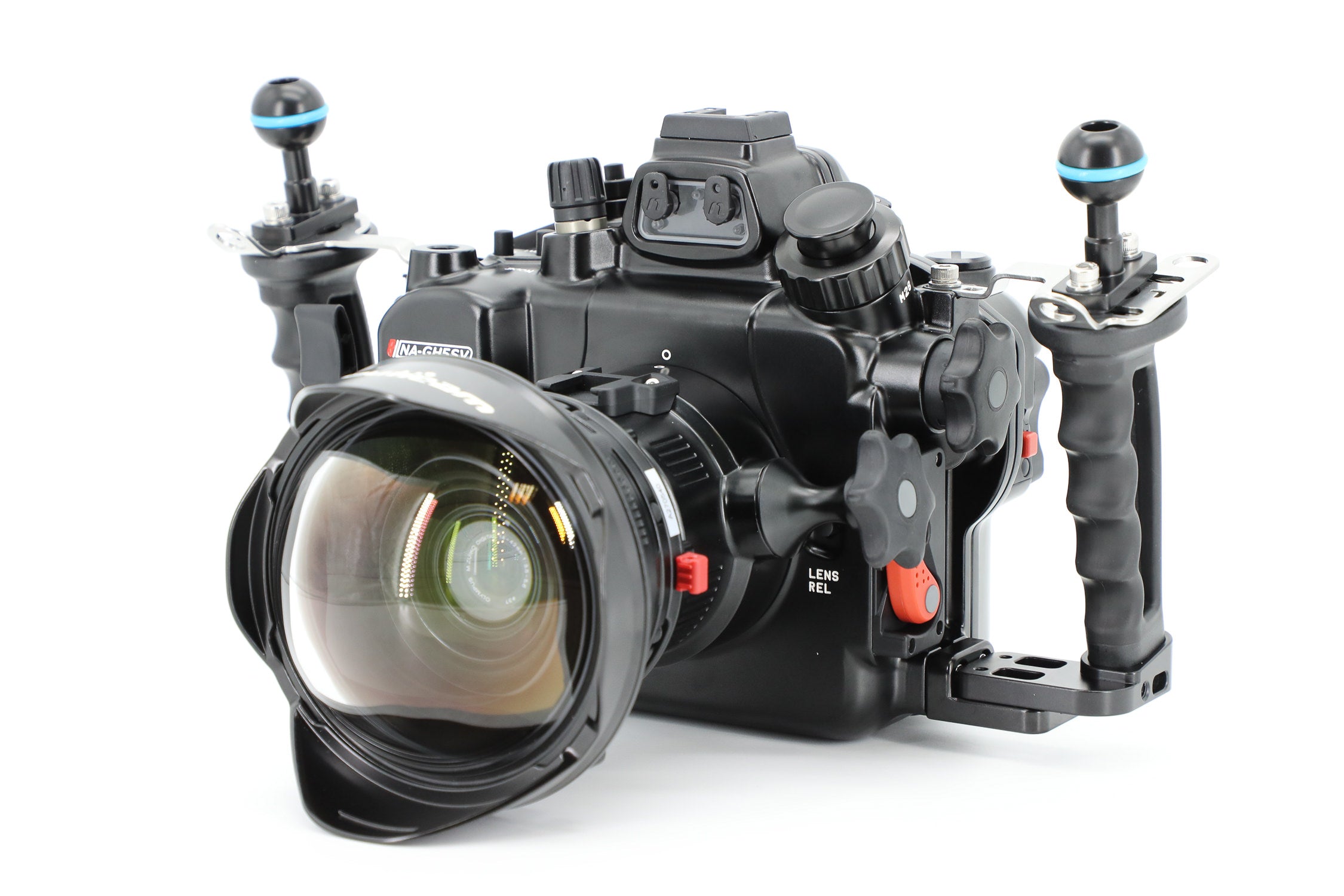 Waterproof Underwater Housing for Panasonic Lumix GH5/GH5S/GH5II Cameras - HDMI 2.0 Support - Ideal for Scuba Diving, Snorkeling & Underwater Photography