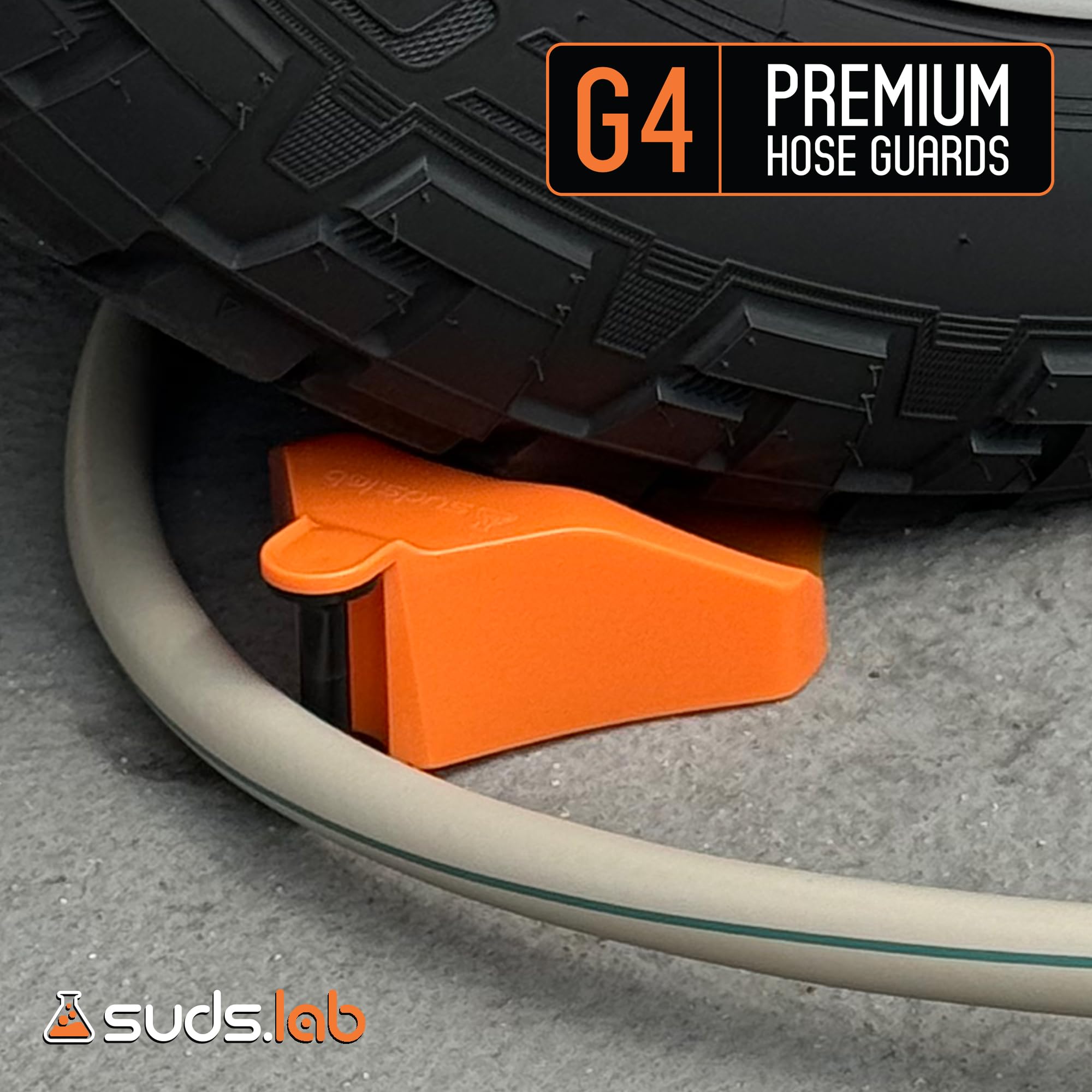 Suds Lab Car Hose Guide Roller Tool - Universal Vehicle Wash Accessory for Cars, Trucks, Motorcycles & Garden Hoses | Perfect for Auto Detailing, Tire Cleaning & Home Car Washing Stations