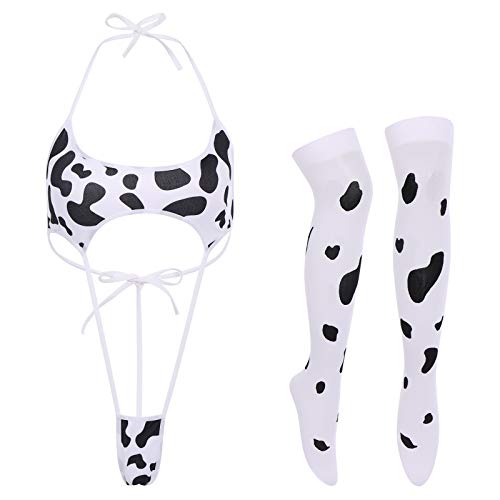 White Cow Teddy Set