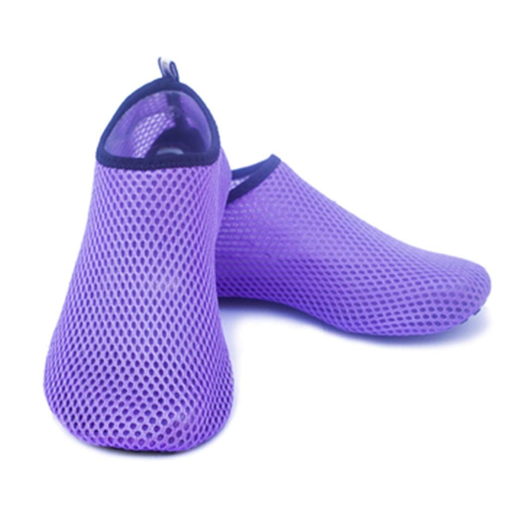 WSSBK Unisex Quick-Dry Mesh Water Shoes for Swimming, Beach, Diving - Anti-Slip Barefoot Socks with Arch Support - Perfect for Pool, Surfing & Fitness (Size 40-41)