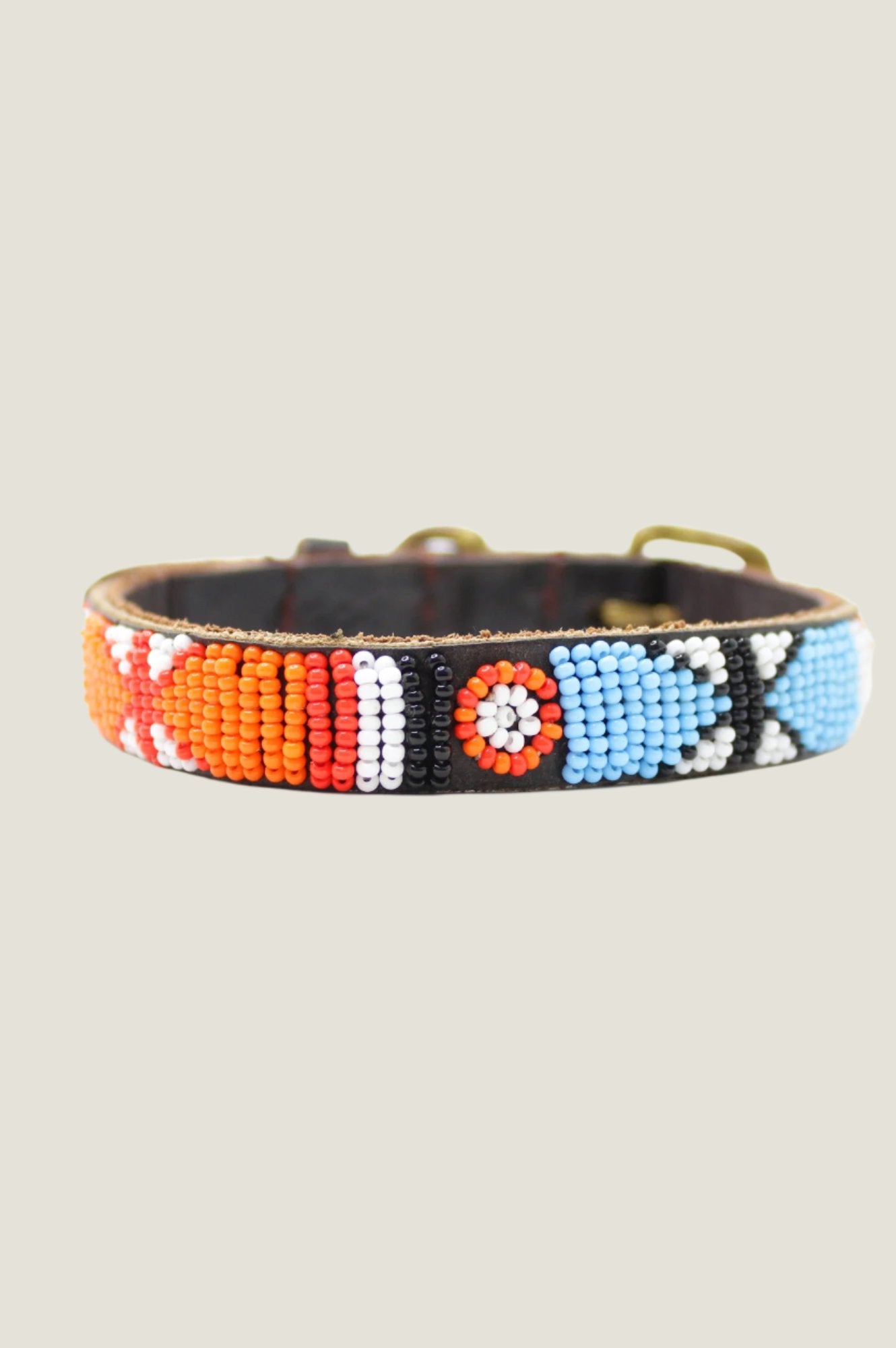 Arrow and Disc Dog Collar - Thin Adjustable Nylon Pet Collar with D-Ring | Perfect for Small Dogs, Training & Outdoor Adventures