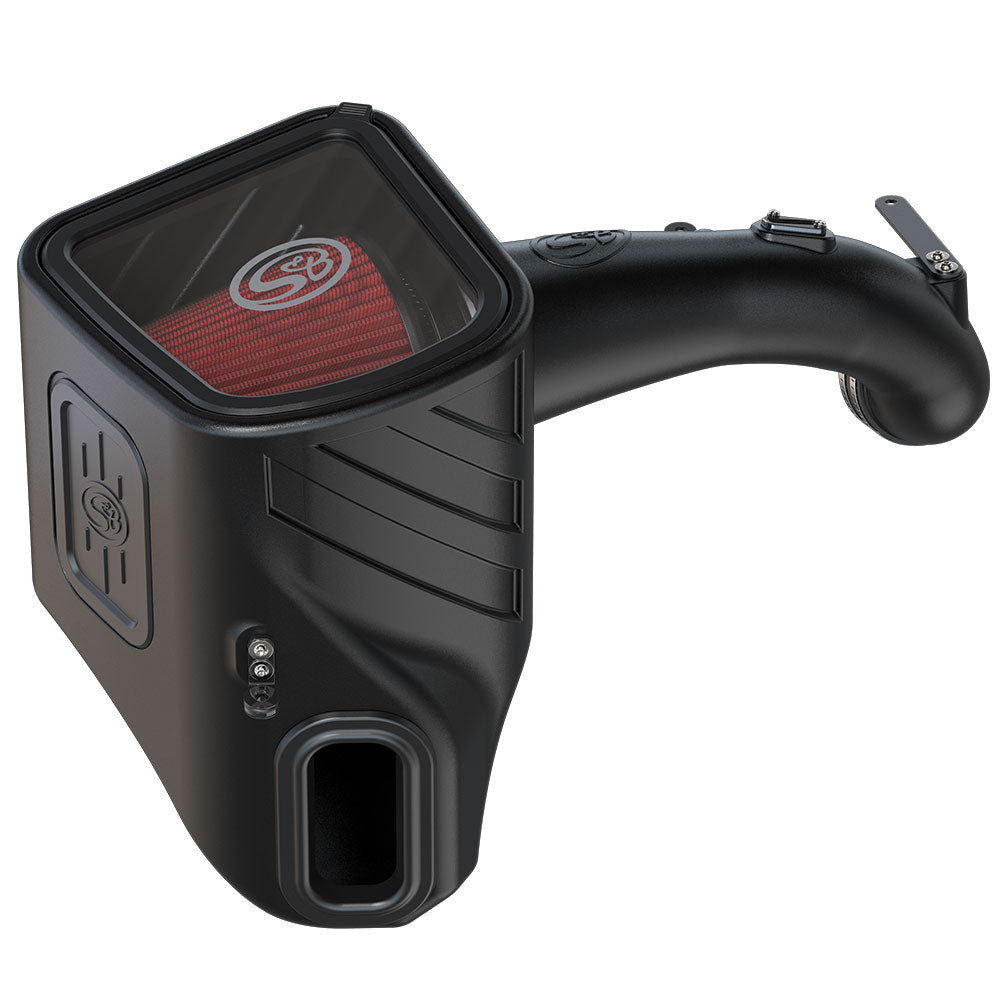 S&B Cold Air Intake System for 2020-2025 Chevy/GMC 2500/3500 6.6L Gas Engine - Improved Performance & Fuel Efficiency for Off-Road & Towing