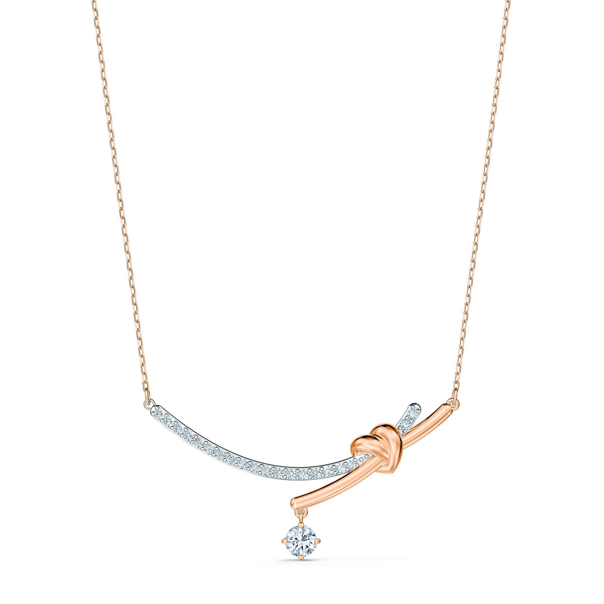 Swarovski Lifelong Heart Necklace for Women - Elegant Crystal Pendant Jewelry Gift for Anniversary, Valentine's Day & Special Occasions | Perfect for Date Nights, Weddings & Romantic Events
