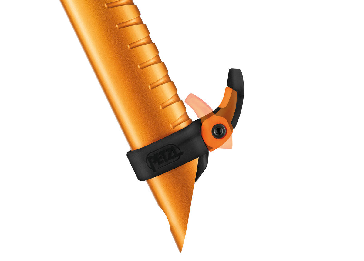 Petzl Gully Ice Axe ADZE - Lightweight Mountaineering Tool for Climbing & Glacier Travel - Perfect for Alpine Adventures & Ice Climbing Expeditions