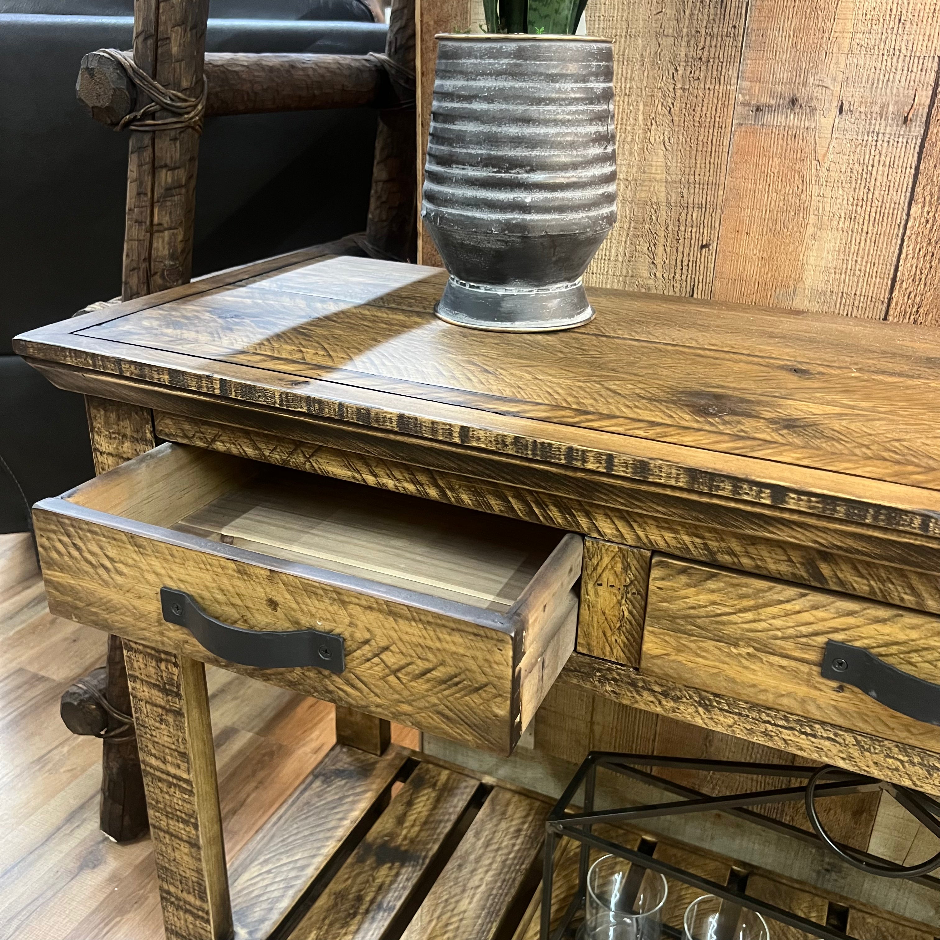 Parklane Sofa Table - Modern Console Table for Living Room, Entryway, or Behind Couch - Sturdy Wooden Sofa Table with Storage Shelf - Perfect for Home Decor, Small Spaces & Narrow Areas
