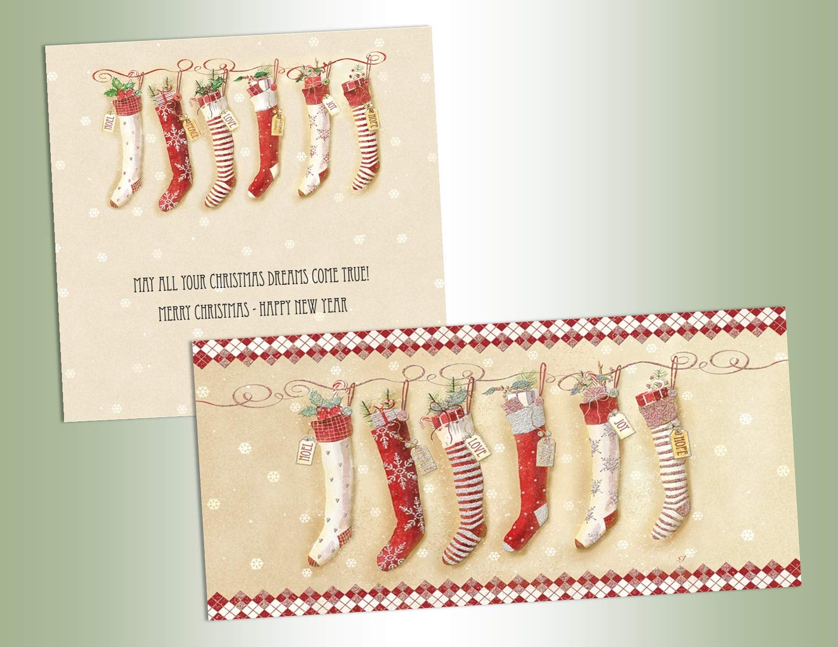 Glitter Embellishment Long Greeting Cards for Performing Arts - Elegant Stationery Paper for Birthday, Thank You, and Special Occasions