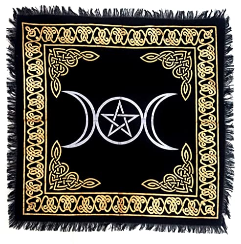 Gold & Silver Pentagram Moons