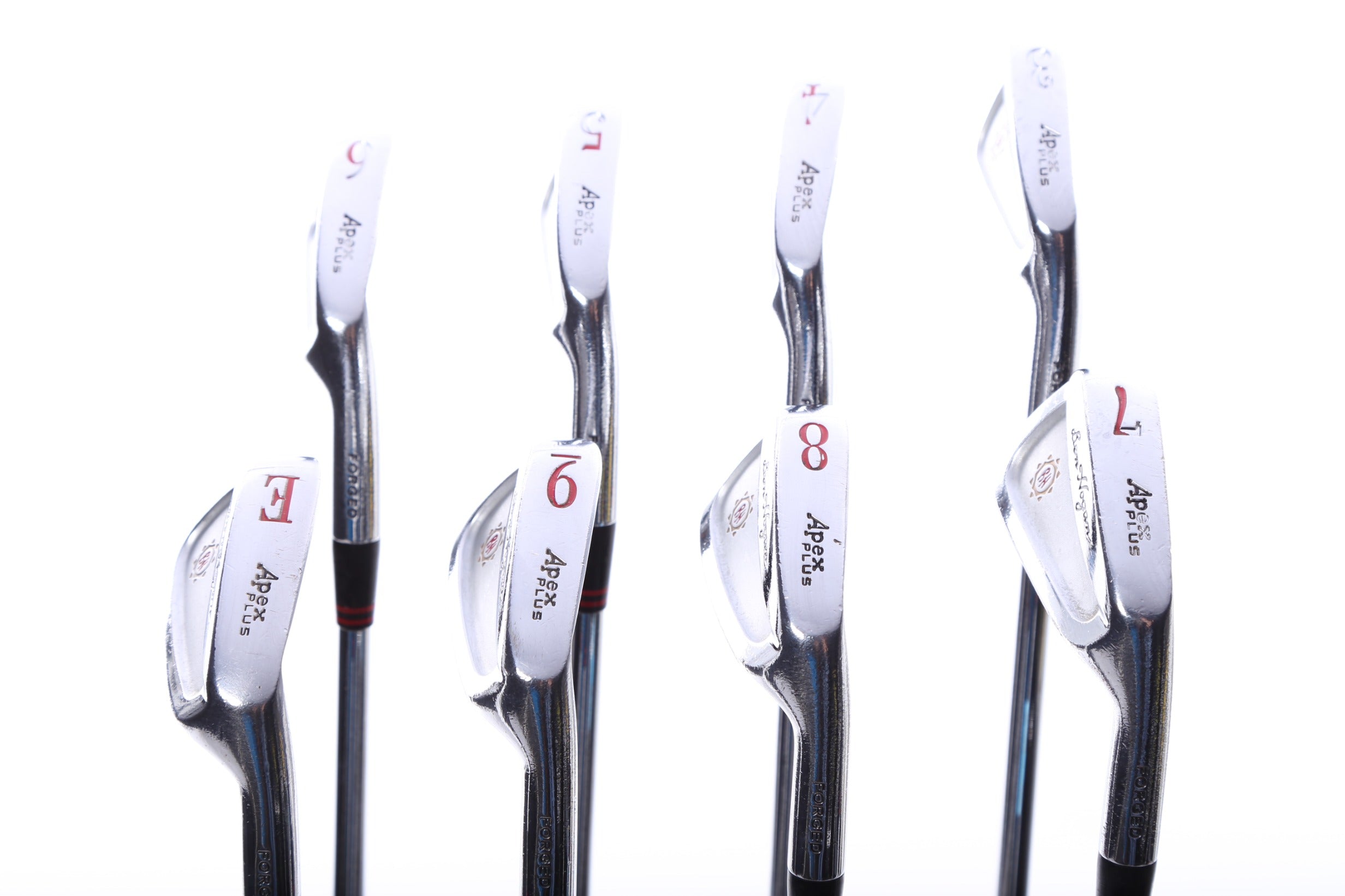 Premium Used Ben Hogan Apex Plus Iron Set - Right Handed 3-PW Stiff Flex Golf Clubs for Men | Perfect for Improving Your Swing & Lowering Scores on the Course