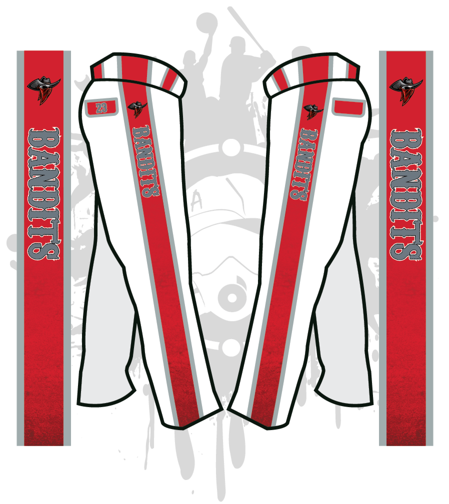 Bandits 10U Sublimated Baseball Pants - Youth Performance Baseball Uniform for Comfort & Durability - Perfect for Games, Practices & Tournaments
