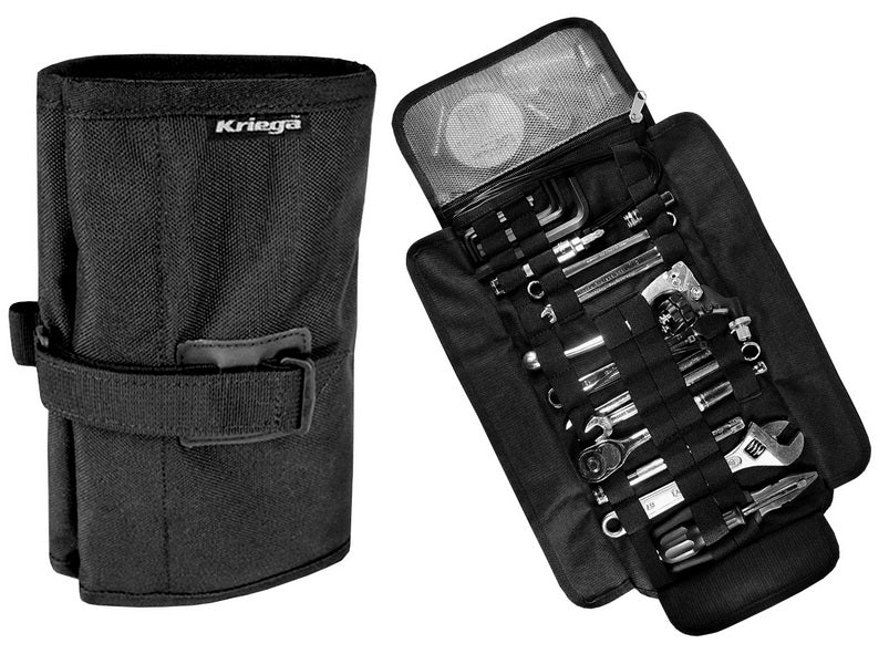 Kriega Motorcycle Tool Roll - Durable & Compact Motorcycle Accessories for Easy Storage & On-the-Go Repairs | Perfect for Adventure Riders & Commuters