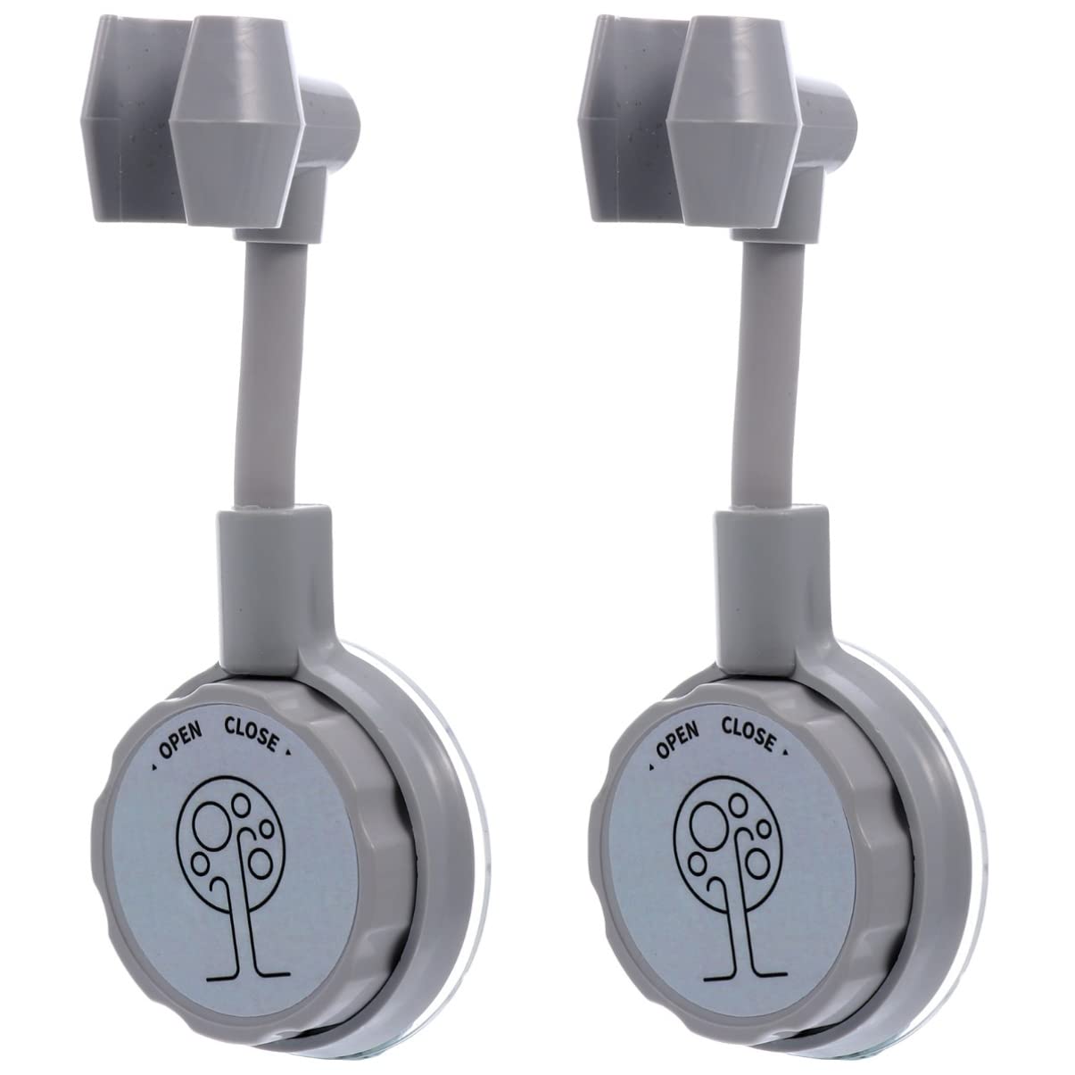 Garneck 2-Pack Shower Head Holder - Strong Suction Cup Wall Mount Bracket for Handheld Shower Heads | Bathroom Accessory for Convenient Showering & Cleaning (Ideal for Home, RV, Boat Use)