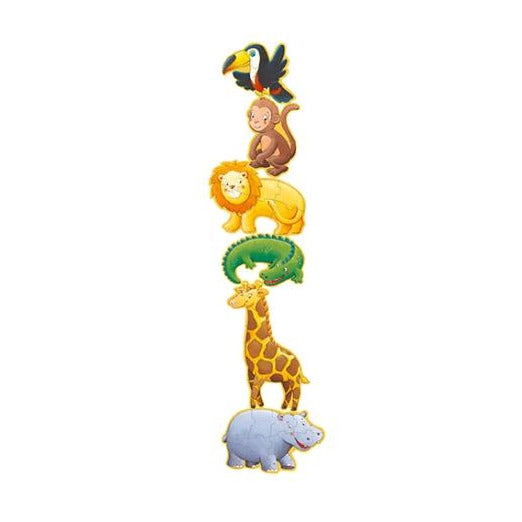 Marmoset & His Friends First Puzzle - Wooden Animal Jigsaw Puzzle for Toddlers & Kids - Perfect for Early Learning & Playtime Fun