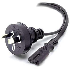Alogic Figure 8 Power Cord 2m (C7 Connector) - Perfect for TVs, Gaming Consoles & Home Appliances