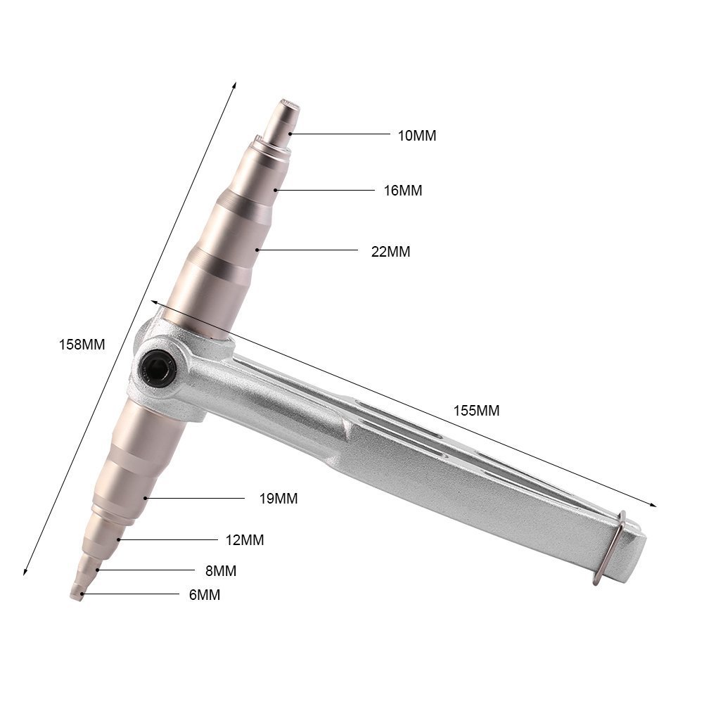 Yosoo Copper Pipe Tube Expander - Stainless Steel Mandrel Manual Expanding Tool for HVAC & Refrigeration Installation, Maintenance & Repair | AC Pipe Swaging Tool for Professional Technicians & DIY Home Projects
